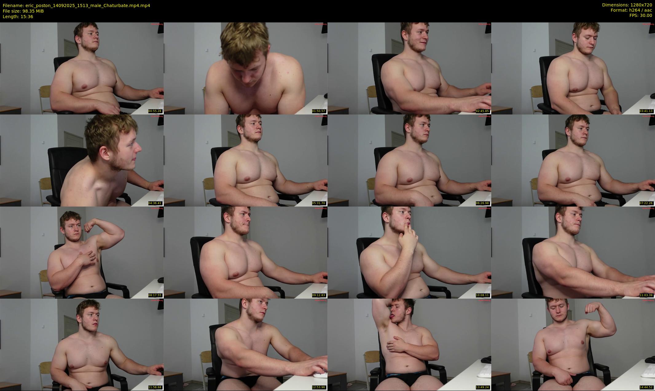eric_poston — 16 minute Chaturbate male cam show recording, 720p, Sep 14, 2025
