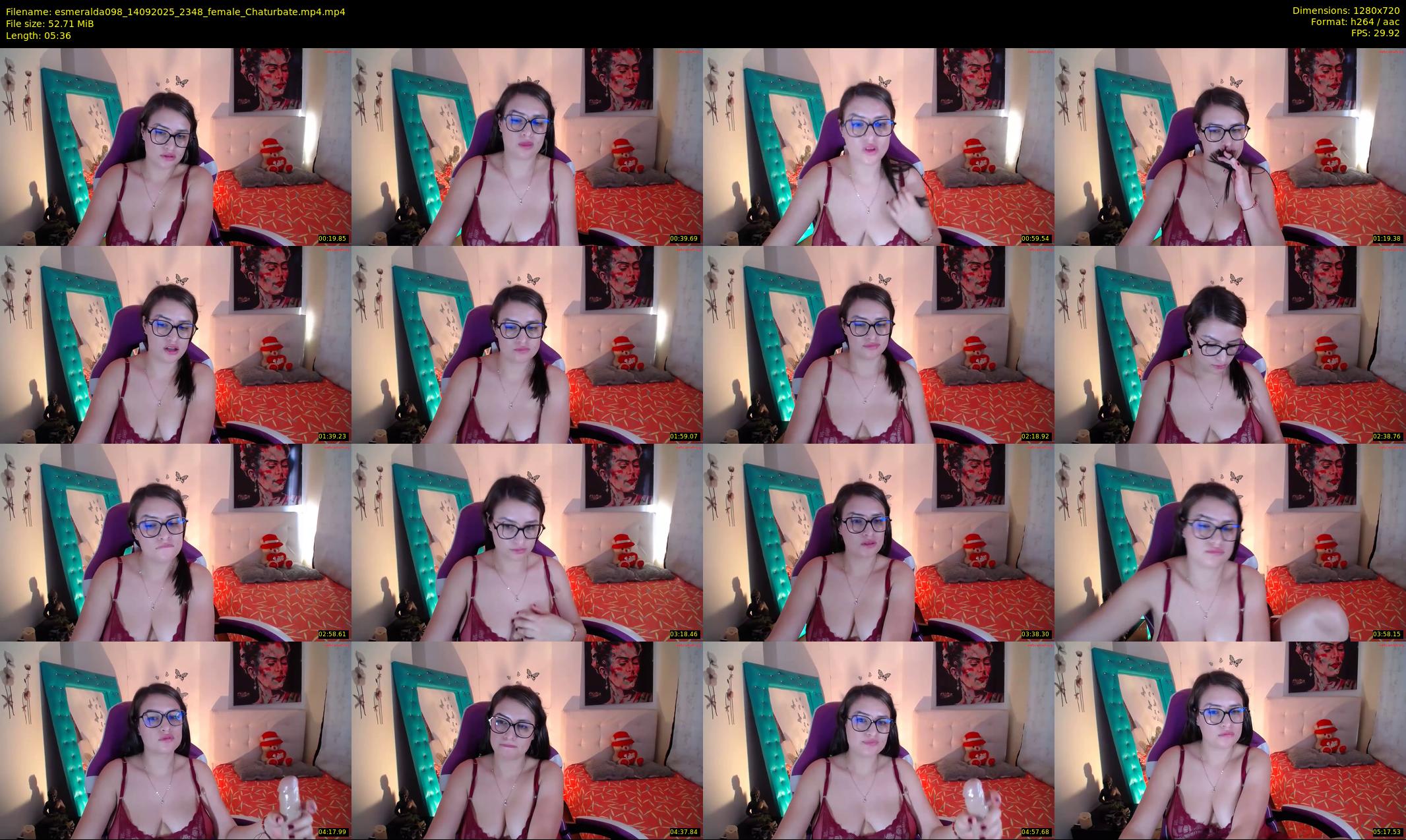 esmeralda098 — 6 minute Chaturbate female cam show recording, 720p, Sep 14, 2025