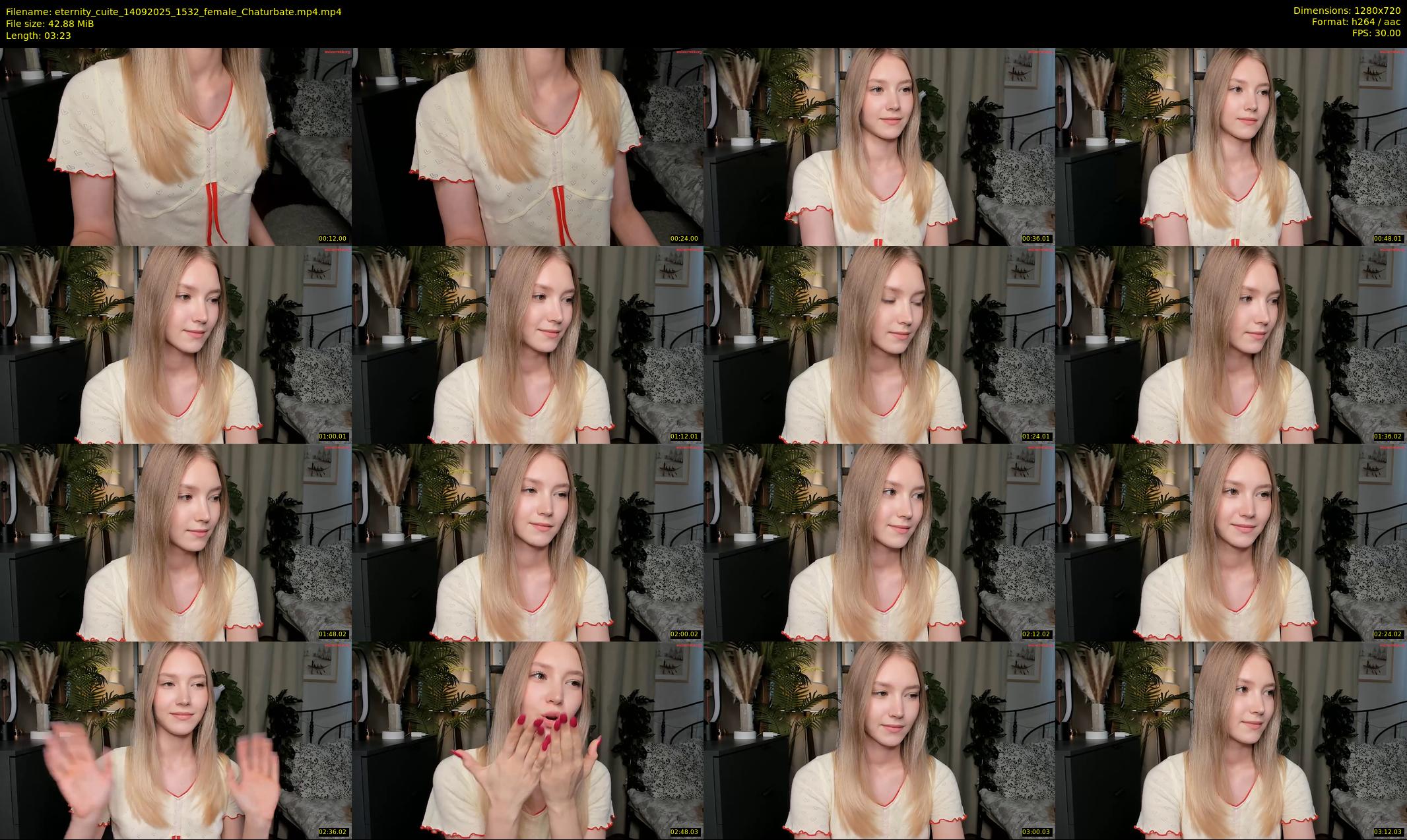 eternity_cuite — 4 minute Chaturbate female cam show recording, 720p, Sep 14, 2025