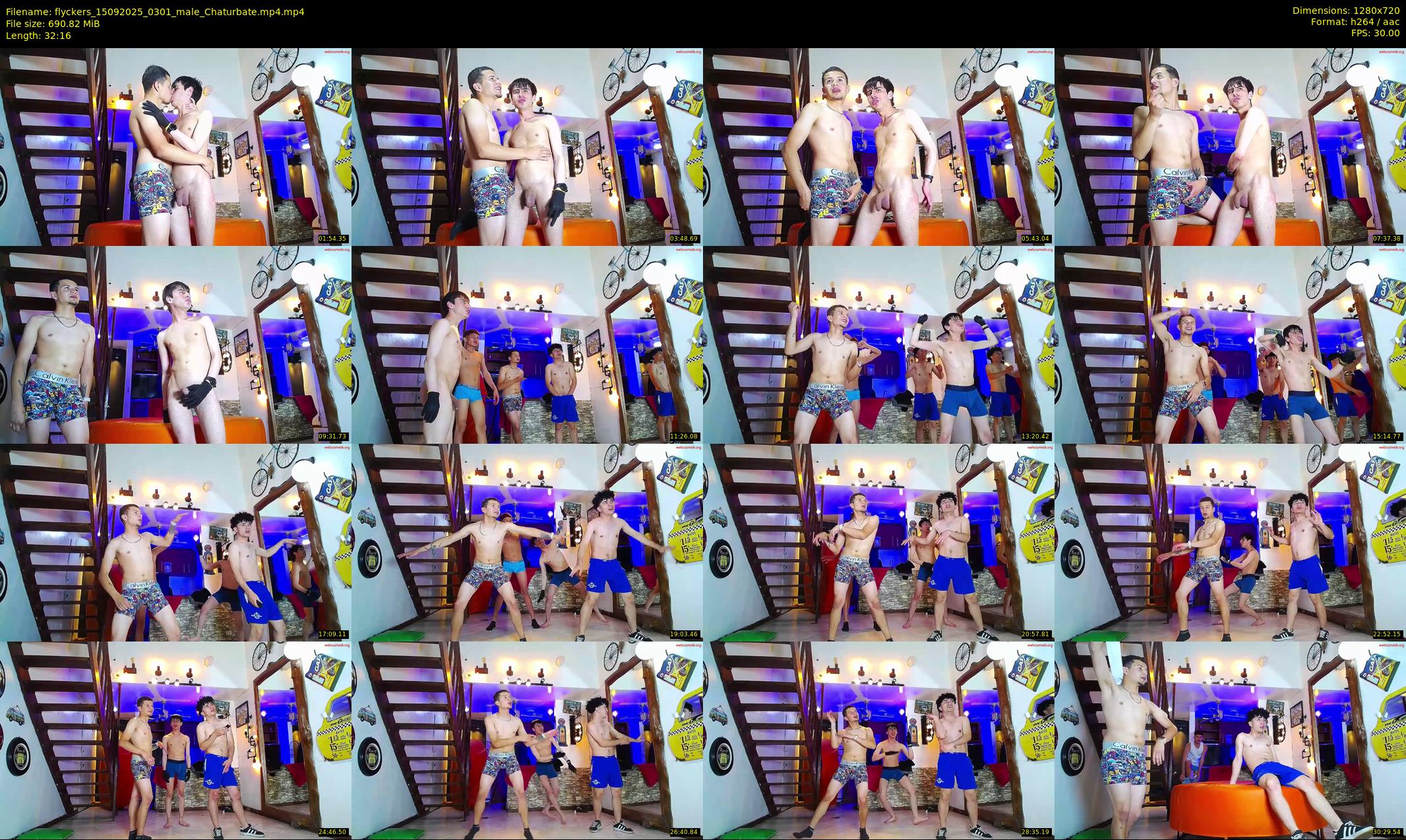 flyckers — 33 minute Chaturbate male cam show recording, 720p, Sep 15, 2025