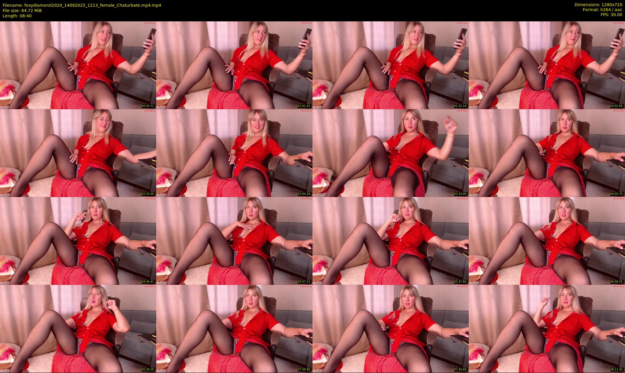 foxydiamond2020 — 9 minute Chaturbate female cam show recording, 720p, Sep 14, 2025