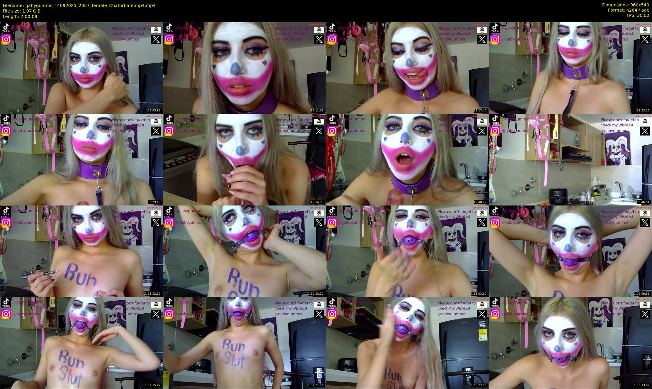 gabygumms — 121 minute Chaturbate female cam show recording, 480p, Sep 14, 2025