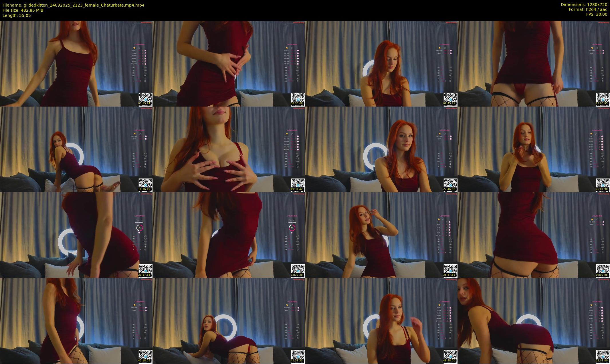 gildedkitten — 56 minute Chaturbate female cam show recording, 720p, Sep 14, 2025