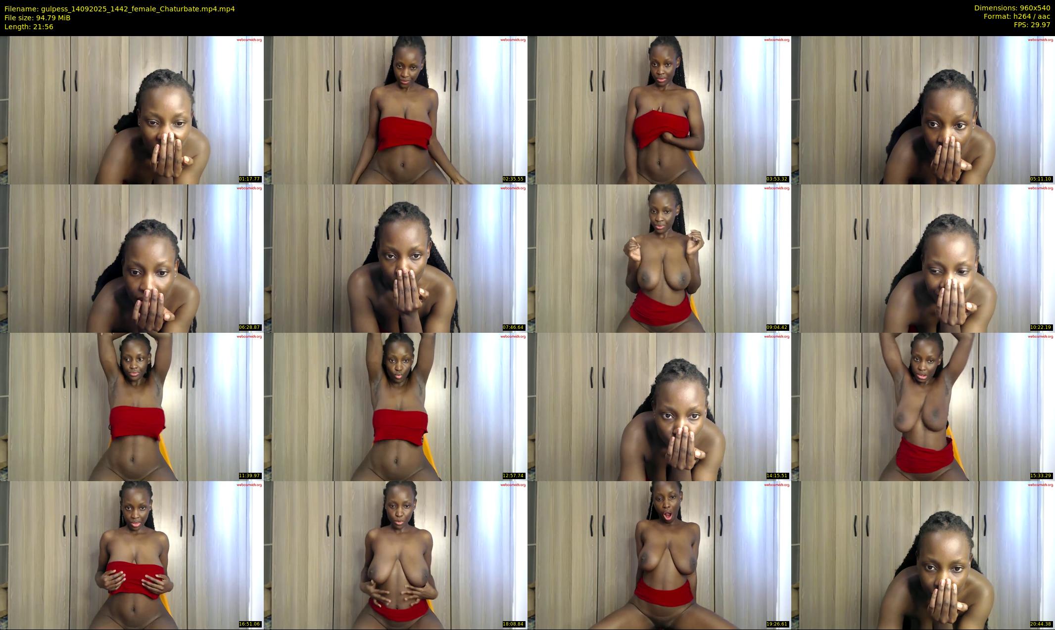 gulpess — 22 minute Chaturbate female cam show recording, 480p, Sep 14, 2025