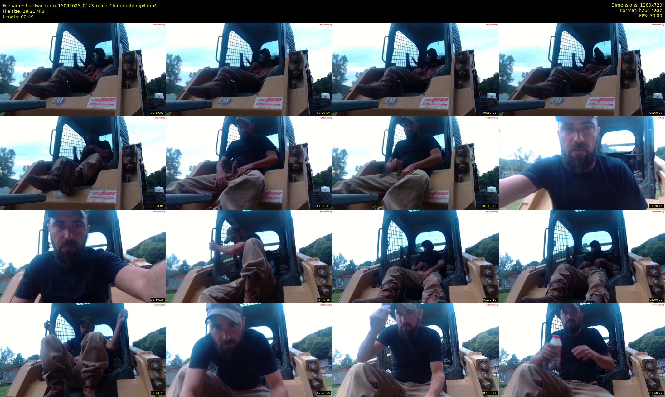 hardworkertn — 3 minute Chaturbate male cam show recording, 720p, Sep 15, 2025