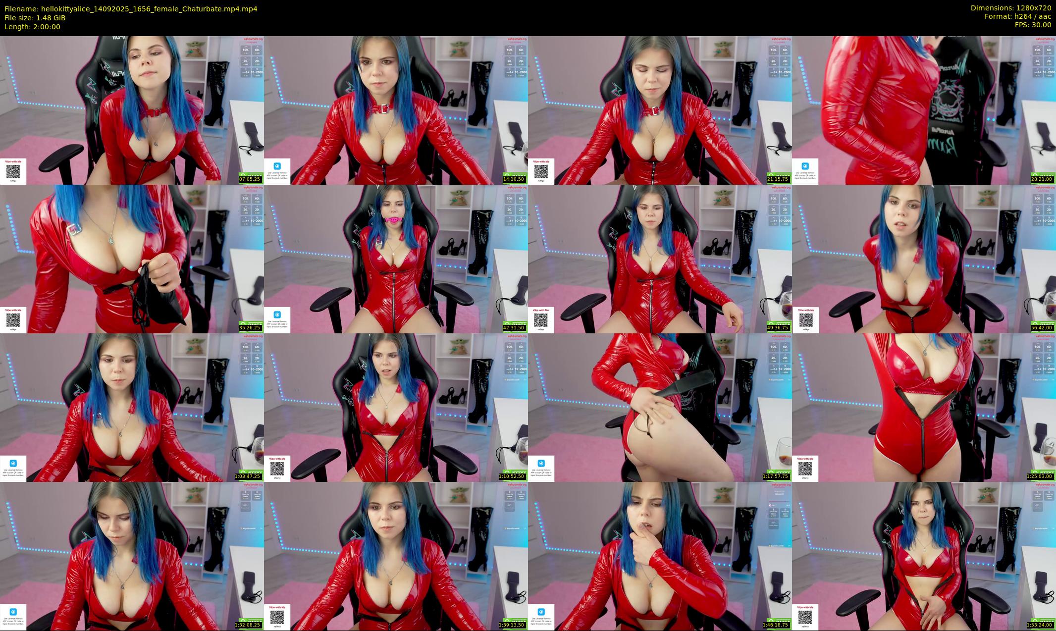 hellokittyalice — 120 minute Chaturbate female cam show recording, 720p, Sep 14, 2025