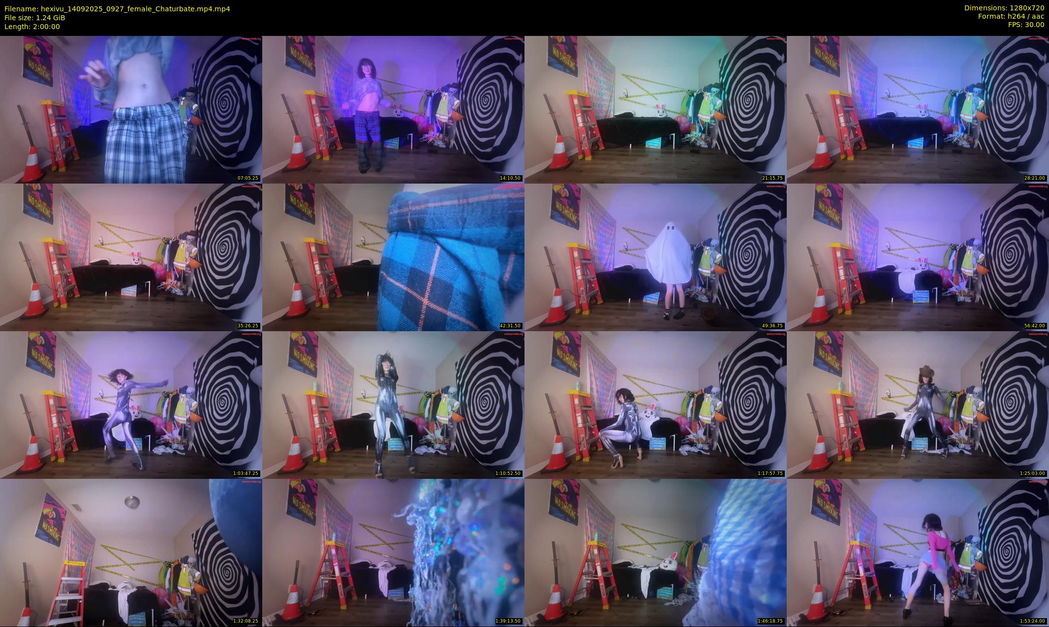 hexivu — 120 minute Chaturbate female cam show recording, 720p, Sep 14, 2025