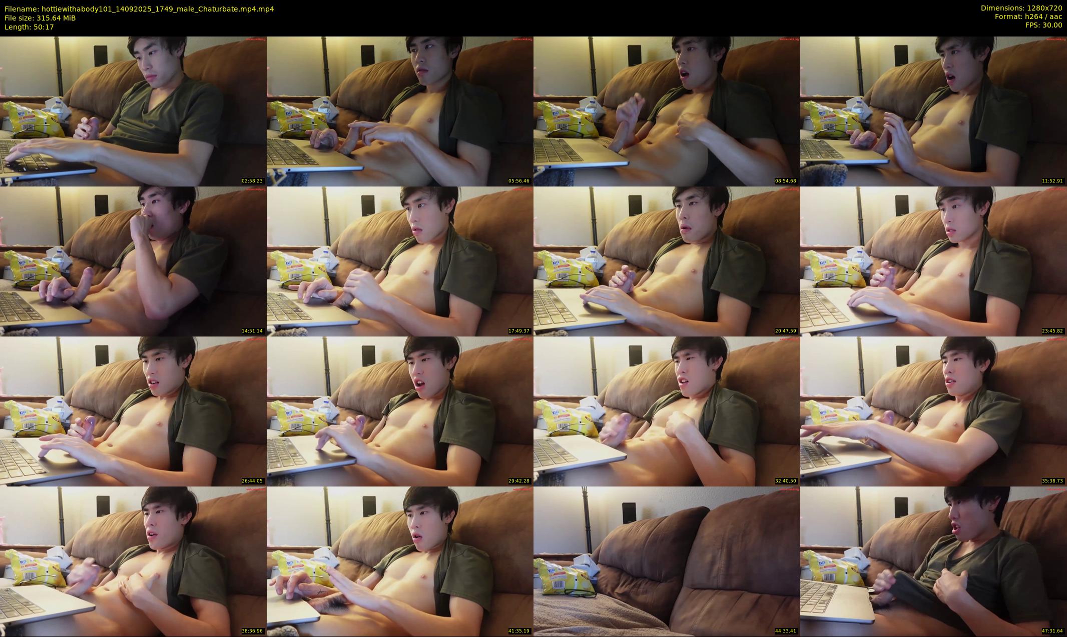 hottiewithabody101 — 51 minute Chaturbate male cam show recording, 720p, Sep 14, 2025