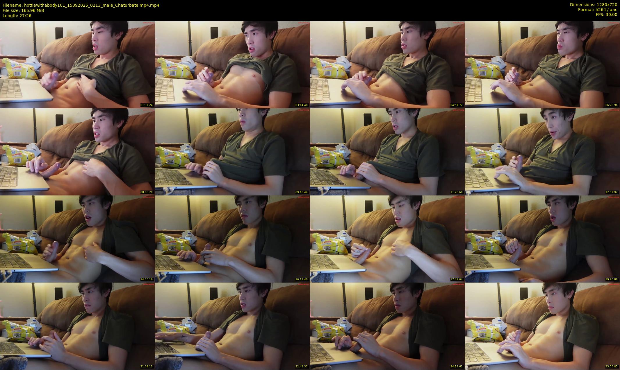 hottiewithabody101 — 28 minute Chaturbate male cam show recording, 720p, Sep 15, 2025