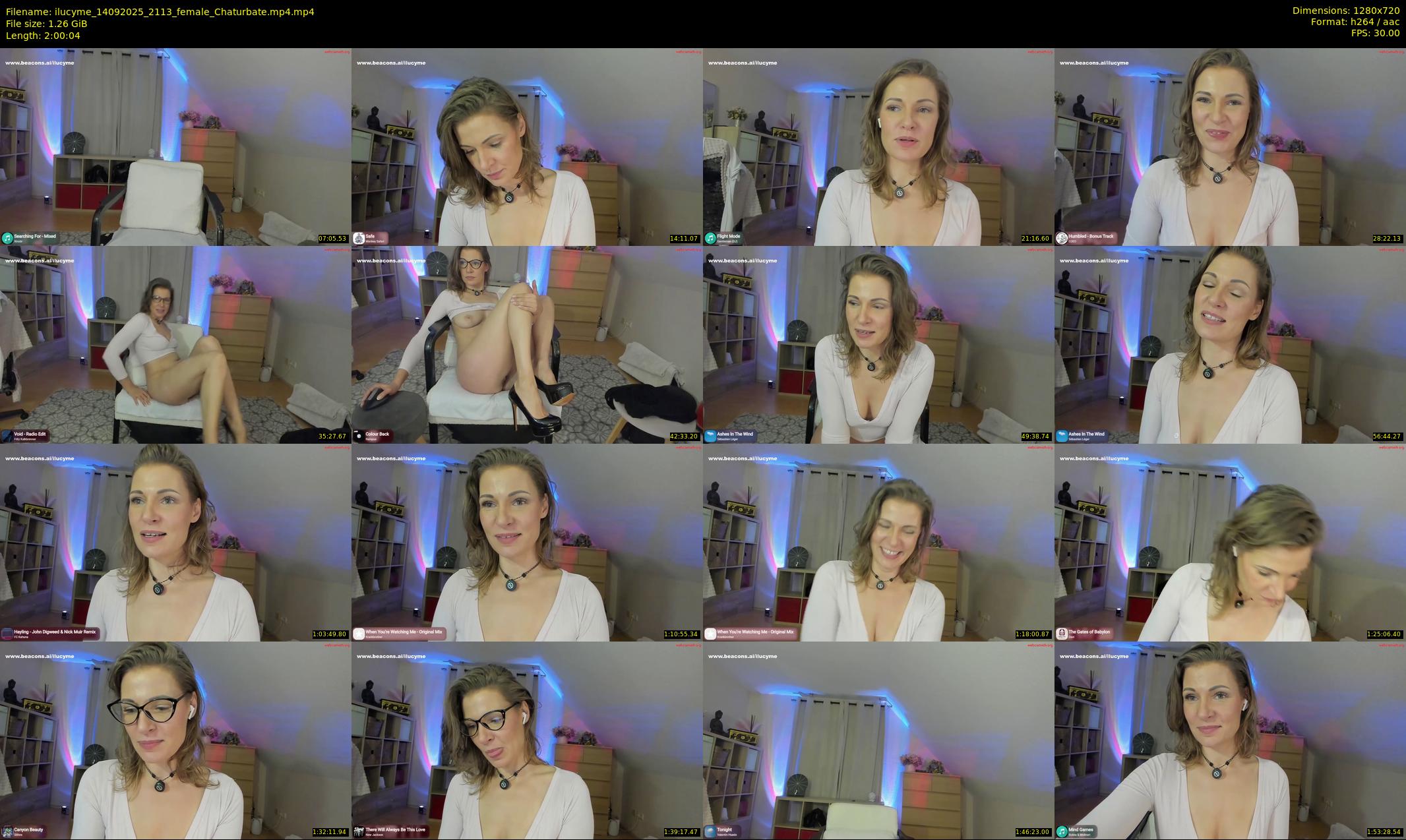 ilucyme — 121 minute Chaturbate female cam show recording, 720p, Sep 14, 2025