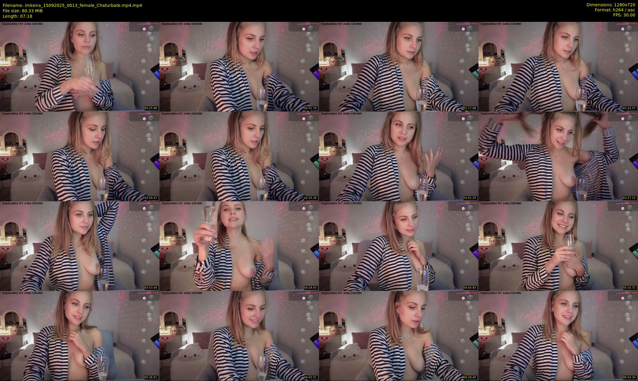 imkeira — 8 minute Chaturbate female cam show recording, 720p, Sep 15, 2025