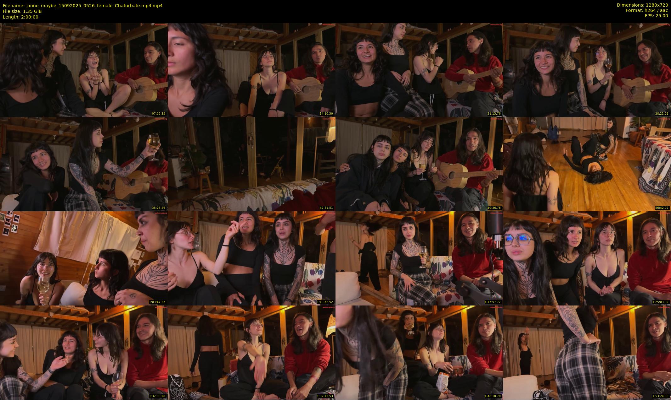 janne_maybe — 120 minute Chaturbate female cam show recording, 720p, Sep 15, 2025