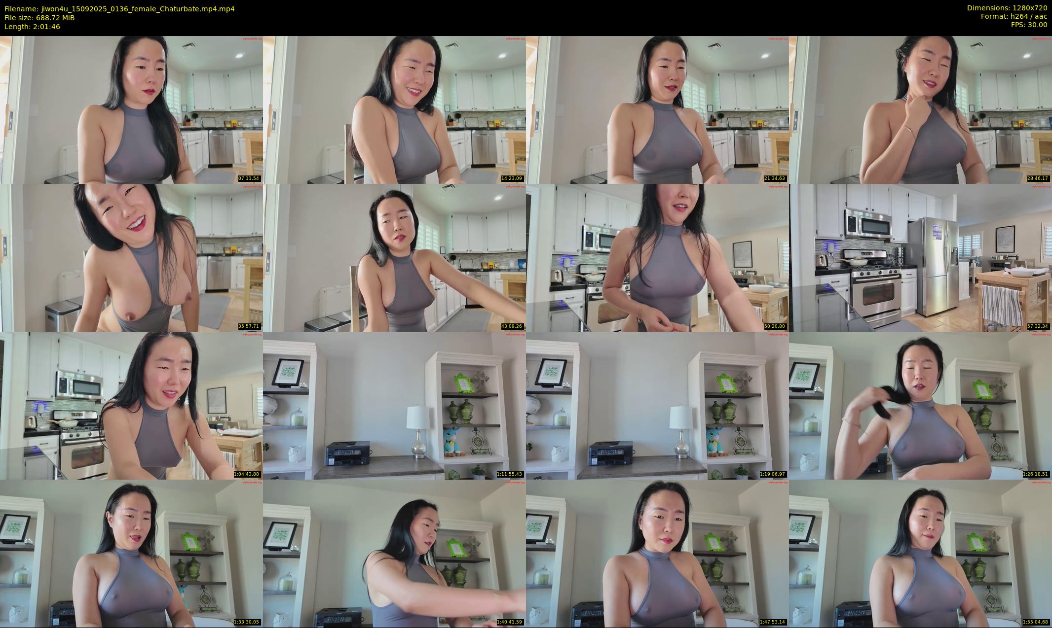 jiwon4u — 122 minute Chaturbate female cam show recording, 720p, Sep 15, 2025