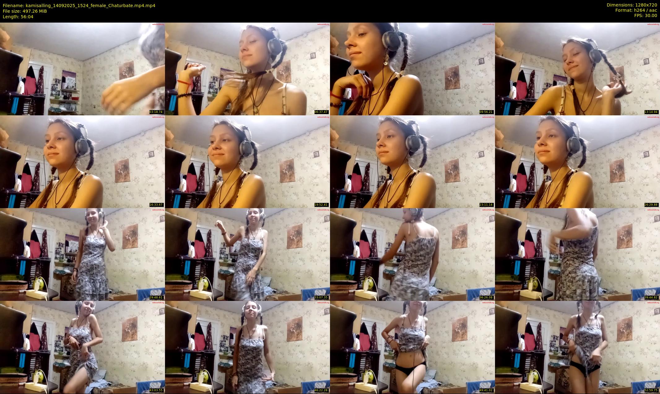 kamisalling — 57 minute Chaturbate female cam show recording, 720p, Sep 14, 2025