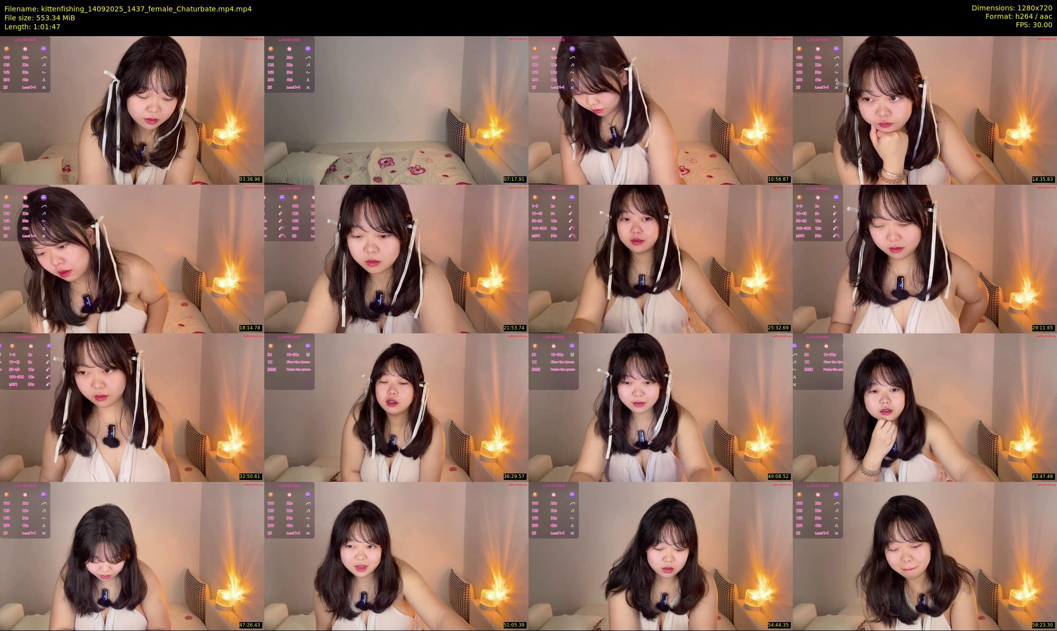 kittenfishing — 62 minute Chaturbate female cam show recording, 720p, Sep 14, 2025