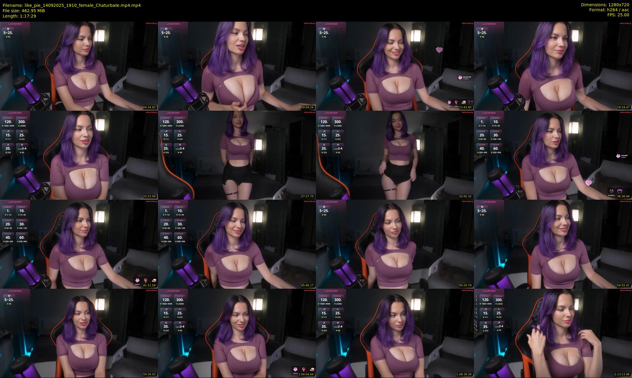 like_pie — 78 minute Chaturbate couple cam show recording, 720p, Sep 14, 2025