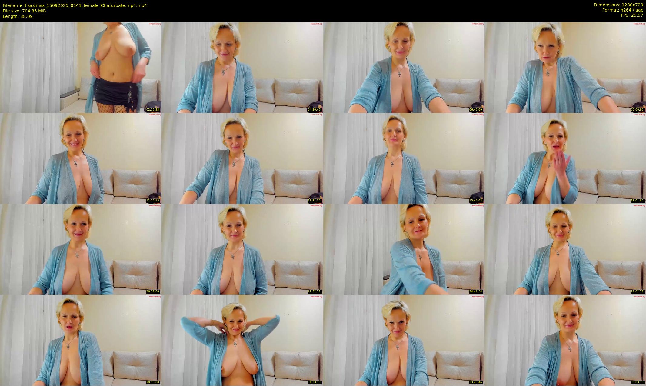 lisasimsx — 39 minute Chaturbate female cam show recording, 720p, Sep 15, 2025