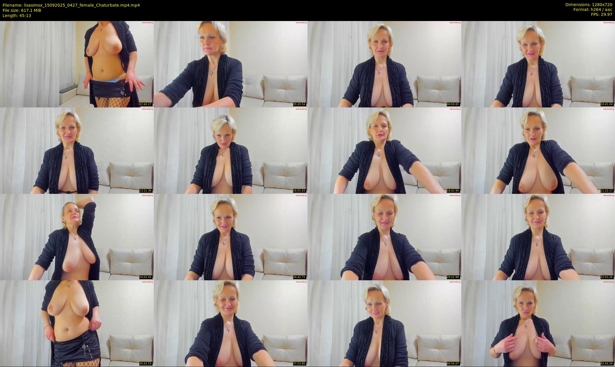 lisasimsx — 46 minute Chaturbate female cam show recording, 720p, Sep 15, 2025