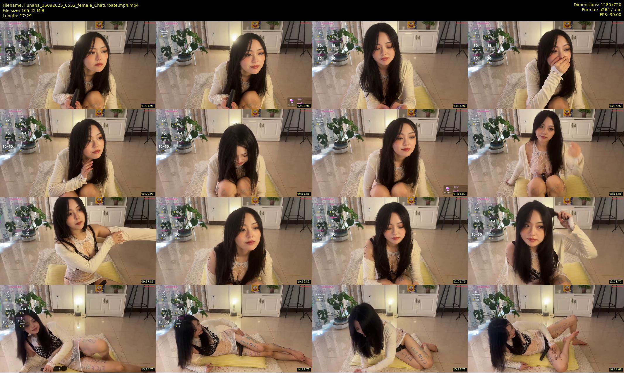 liunana — 18 minute Chaturbate female cam show recording, 720p, Sep 15, 2025