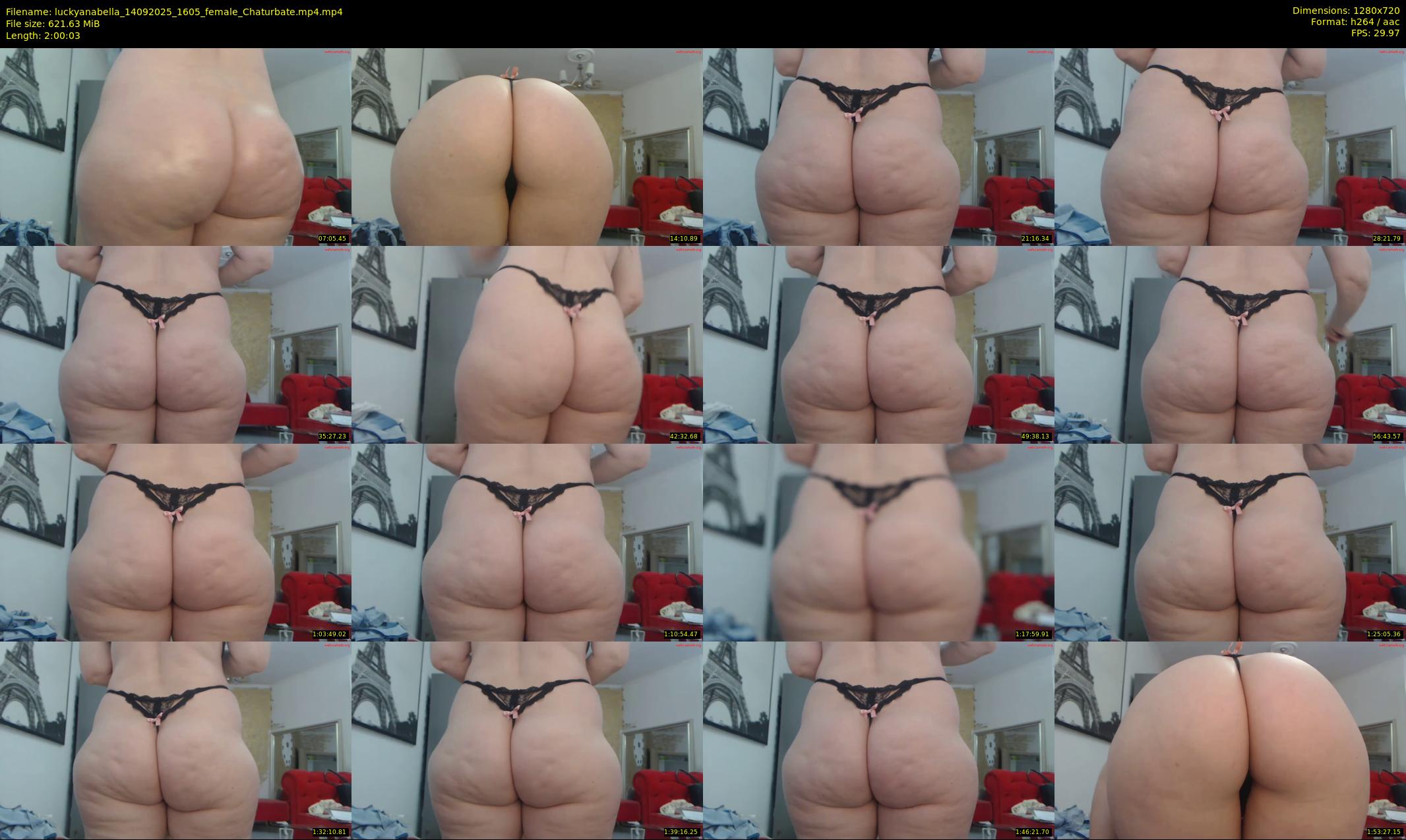 luckyanabella — 121 minute Chaturbate female cam show recording, 720p, Sep 14, 2025