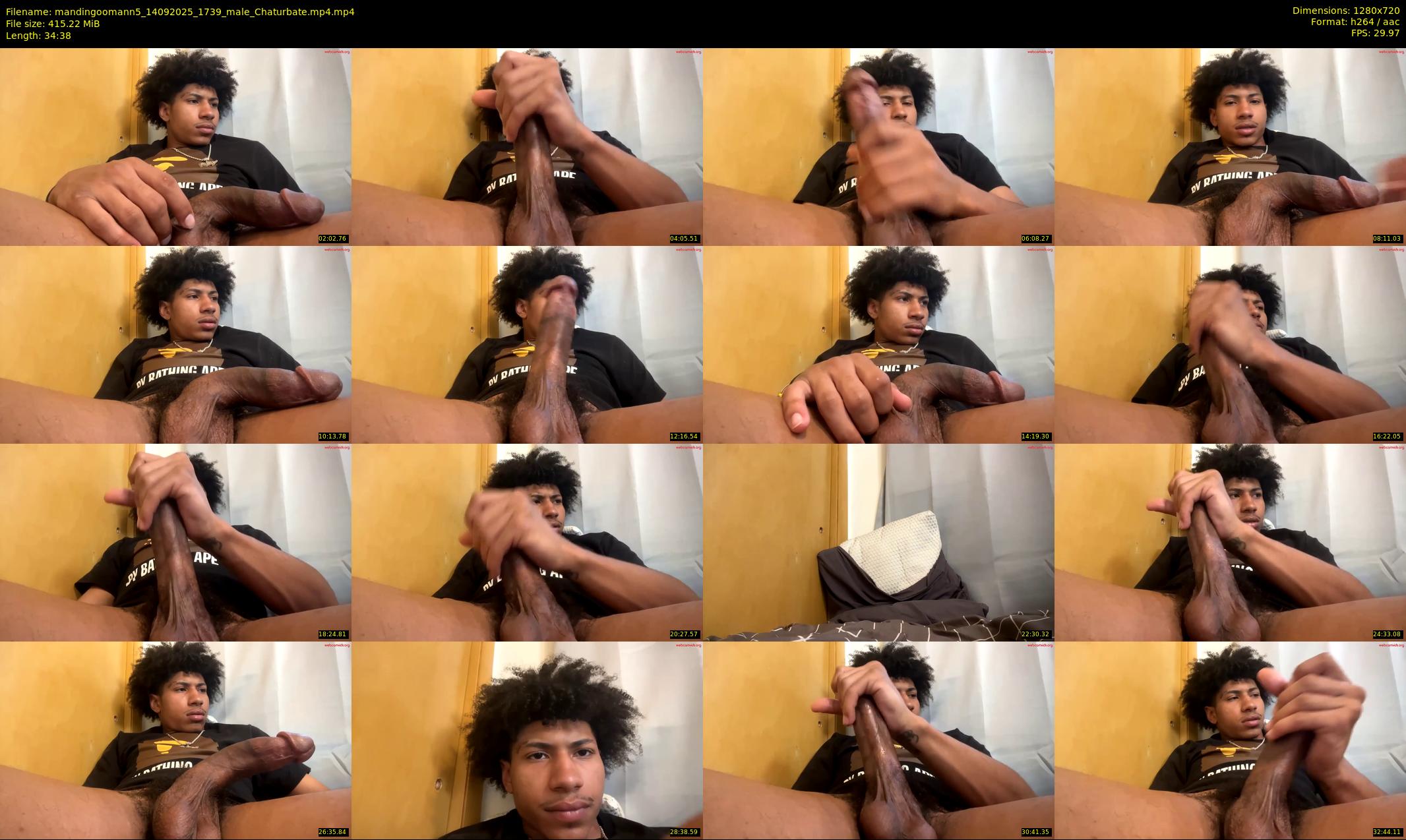mandingoomann5 — 35 minute Chaturbate male cam show recording, 720p, Sep 14, 2025