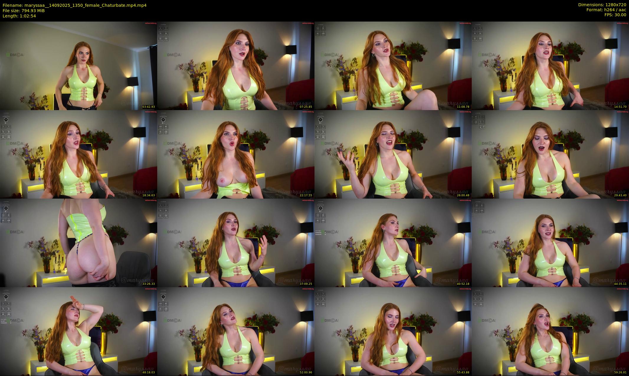 maryssaa_ — 63 minute Chaturbate female cam show recording, 720p, Sep 14, 2025