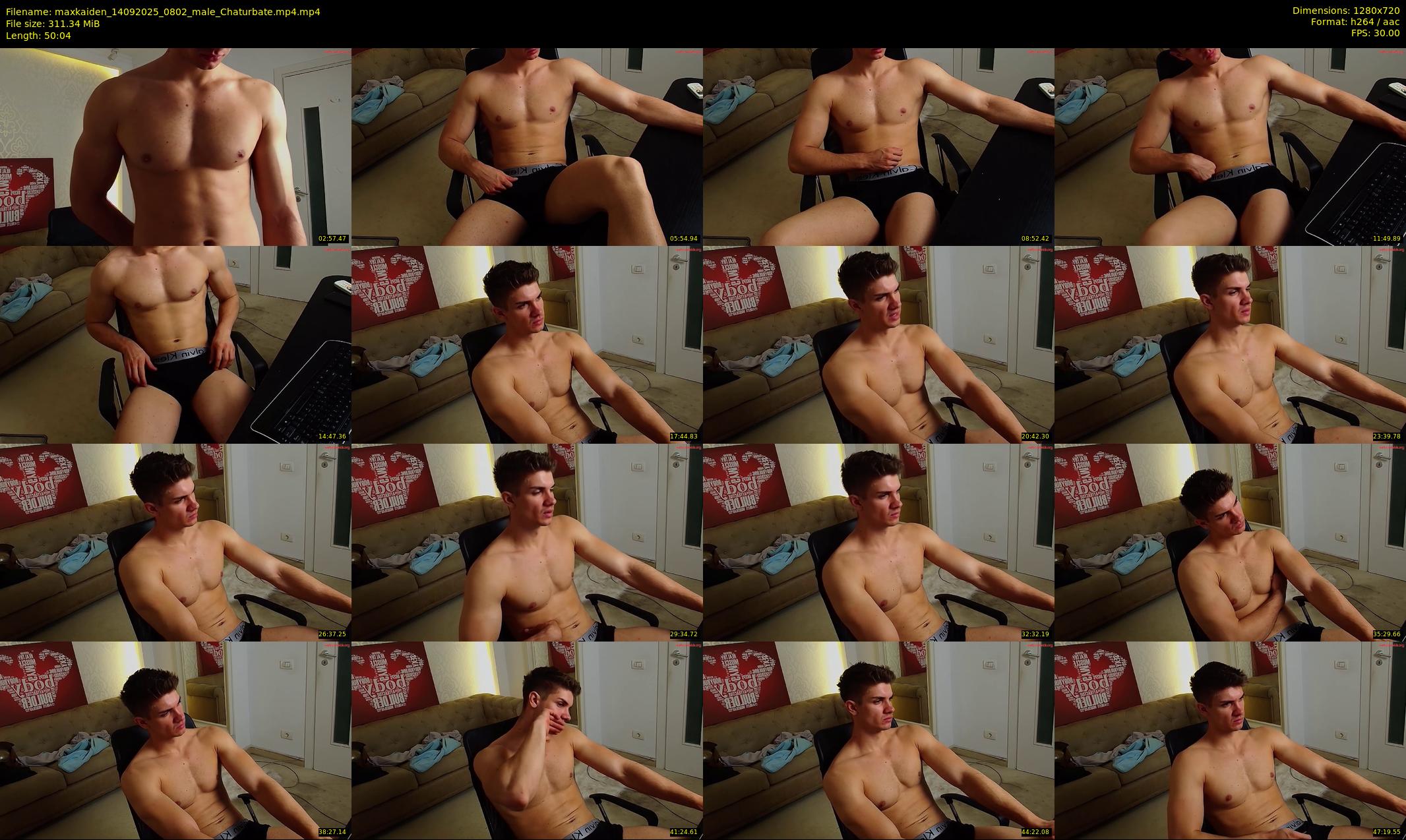 maxkaiden — 51 minute Chaturbate male cam show recording, 720p, Sep 14, 2025