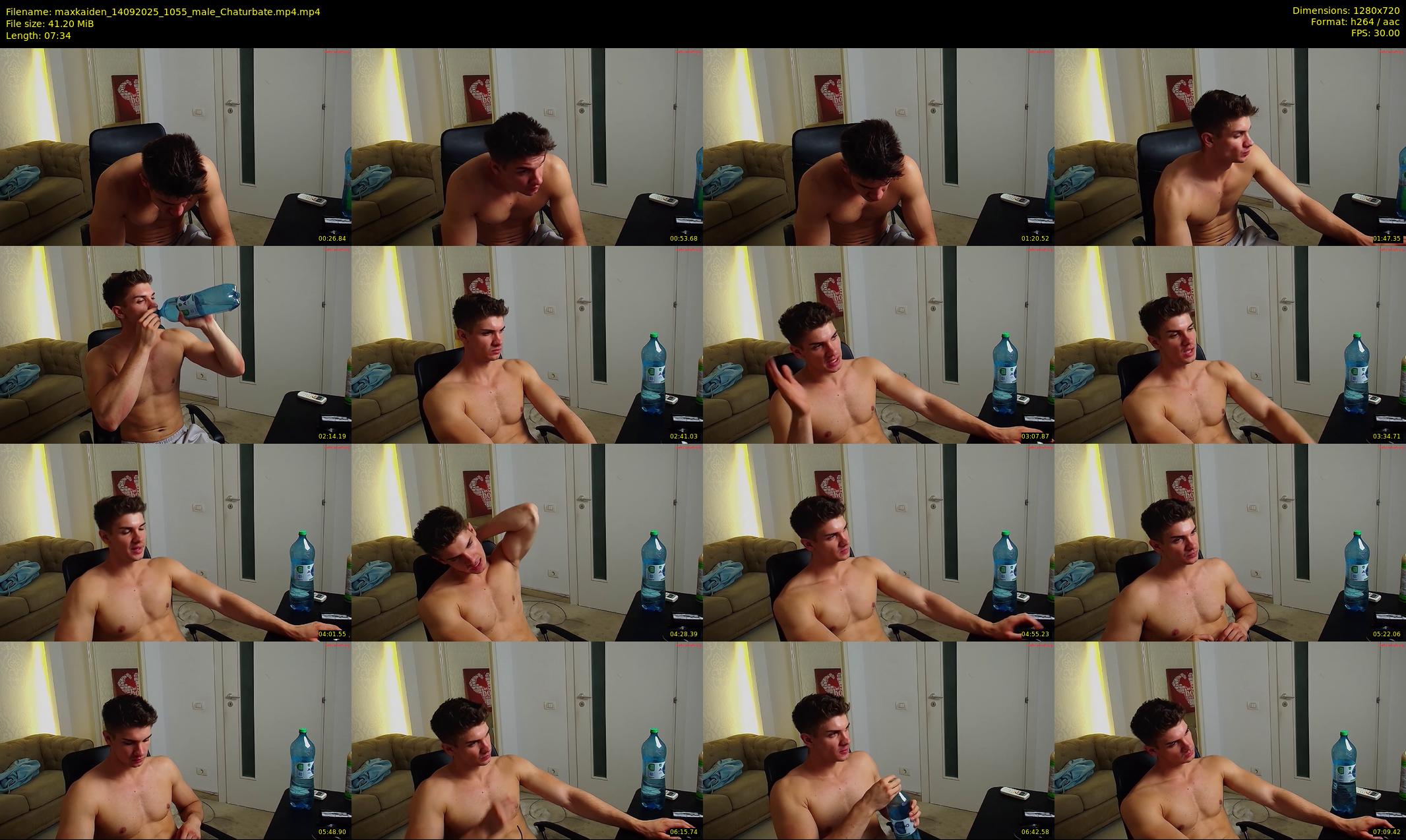 maxkaiden — 8 minute Chaturbate male cam show recording, 720p, Sep 14, 2025