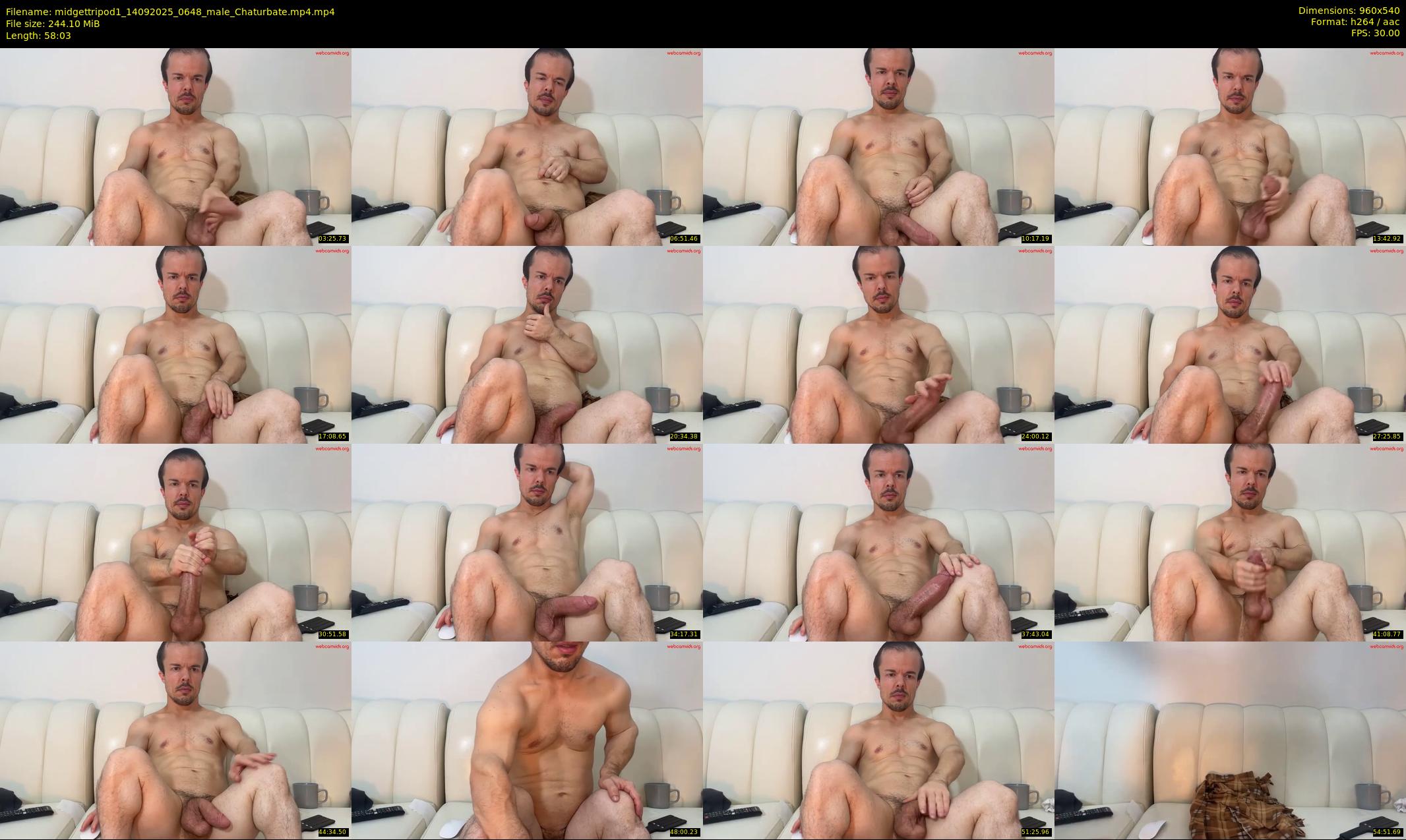 midgettripod1 — 59 minute Chaturbate male cam show recording, 480p, Sep 14, 2025