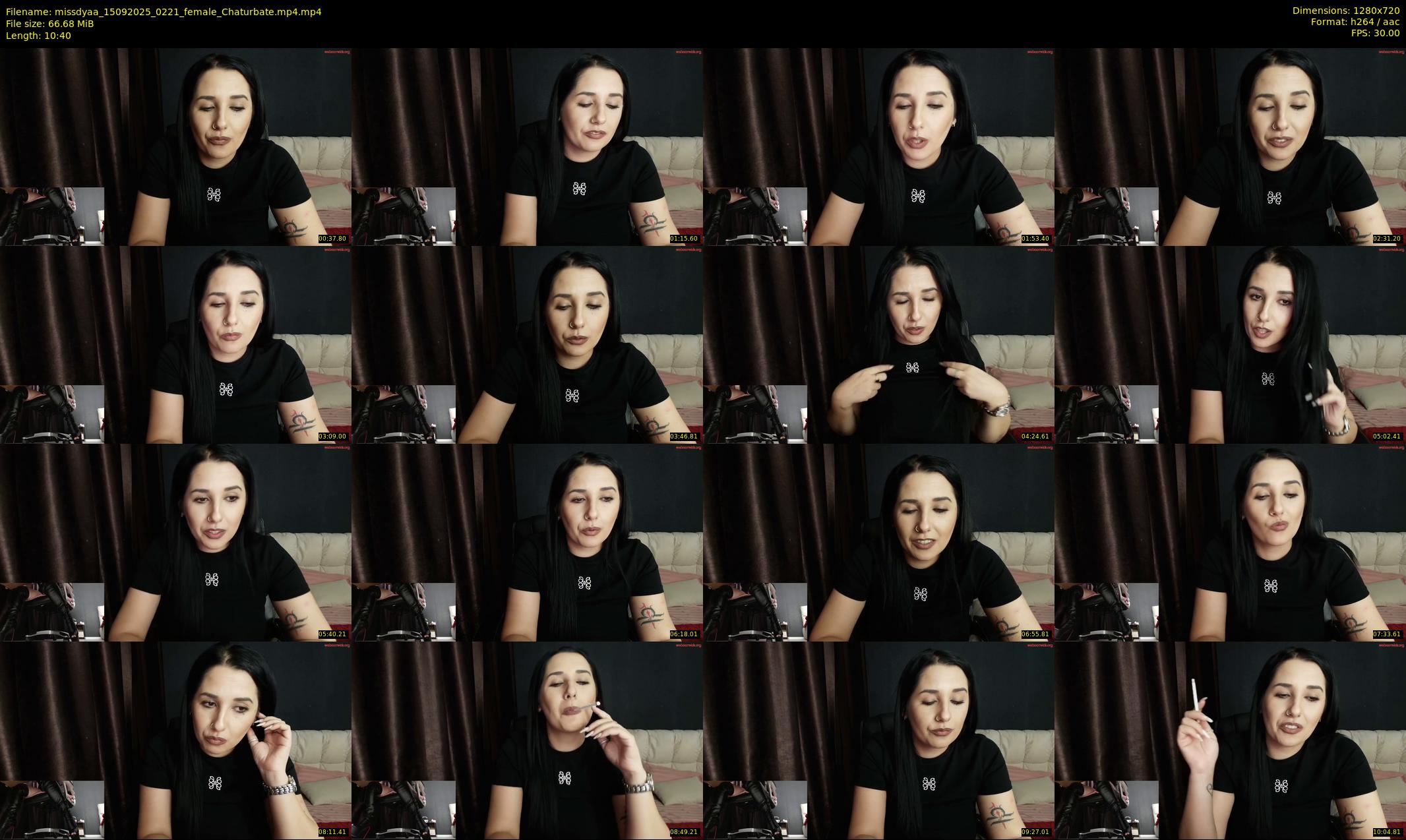 missdyaa — 11 minute Chaturbate female cam show recording, 720p, Sep 15, 2025