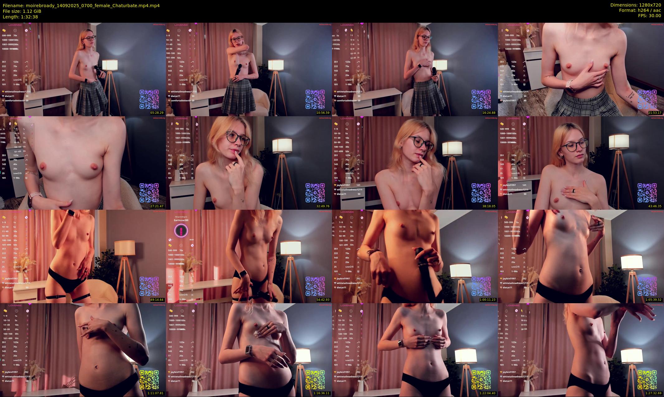 moirebroady — 93 minute Chaturbate female cam show recording, 720p, Sep 14, 2025