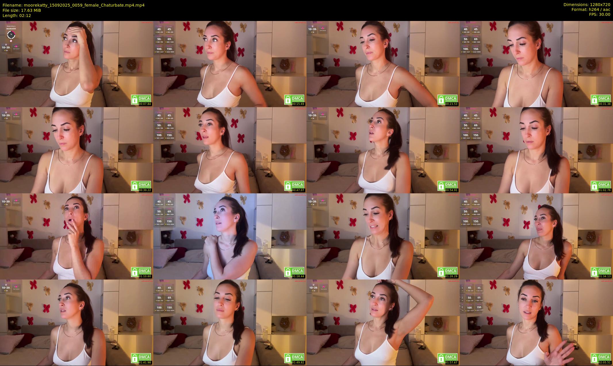 moorekatty — 3 minute Chaturbate female cam show recording, 720p, Sep 15, 2025