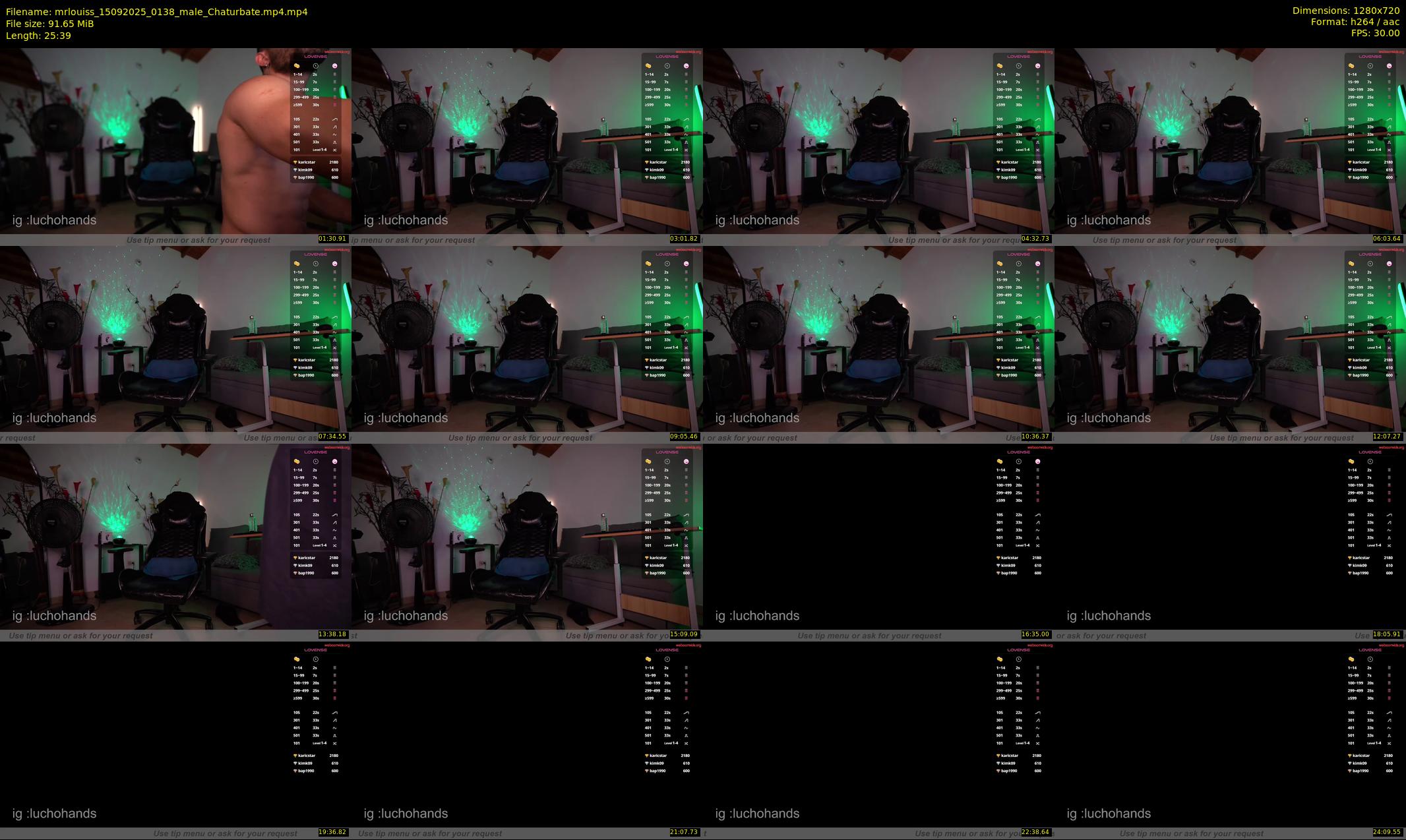 mrlouiss — 26 minute Chaturbate male cam show recording, 720p, Sep 15, 2025