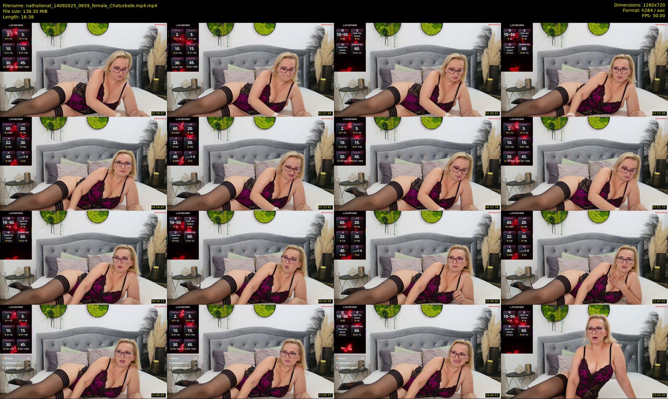 nathalienat — 17 minute Chaturbate female cam show recording, 720p, Sep 14, 2025