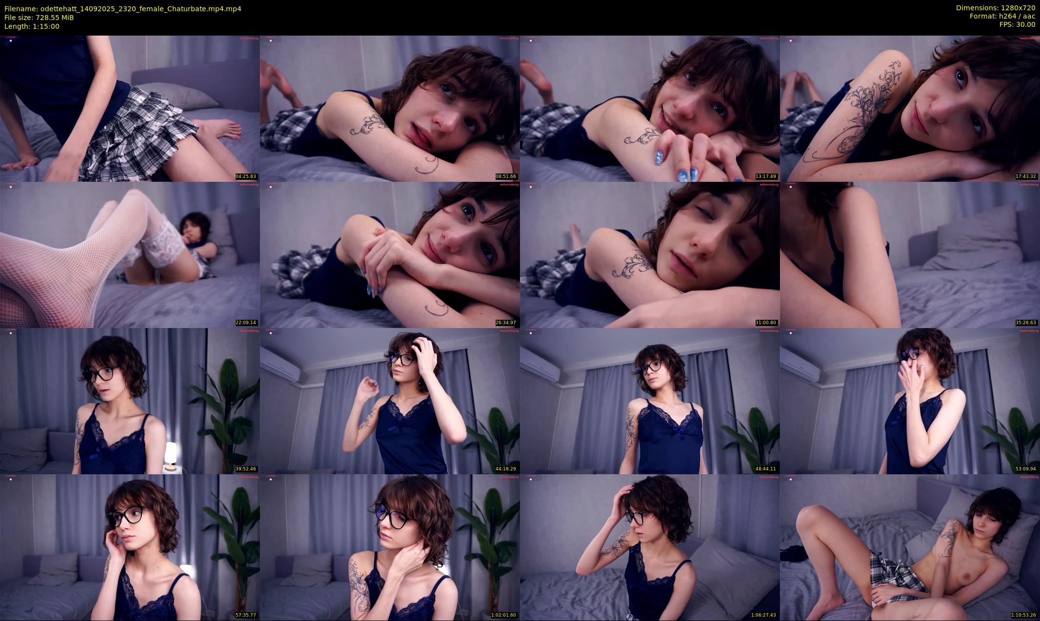 odettehatt — 75 minute Chaturbate female cam show recording, 720p, Sep 14, 2025