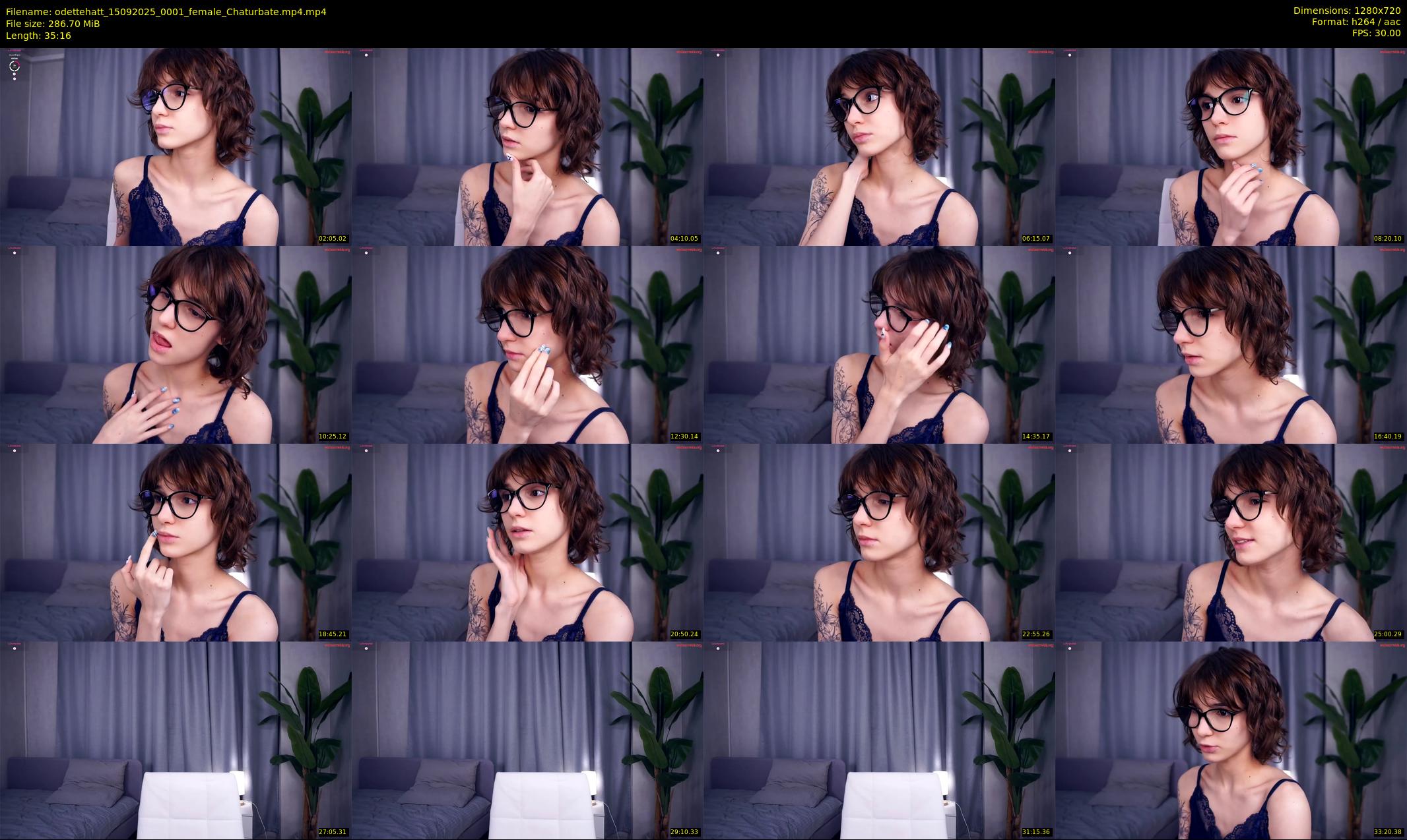 odettehatt — 36 minute Chaturbate female cam show recording, 720p, Sep 15, 2025