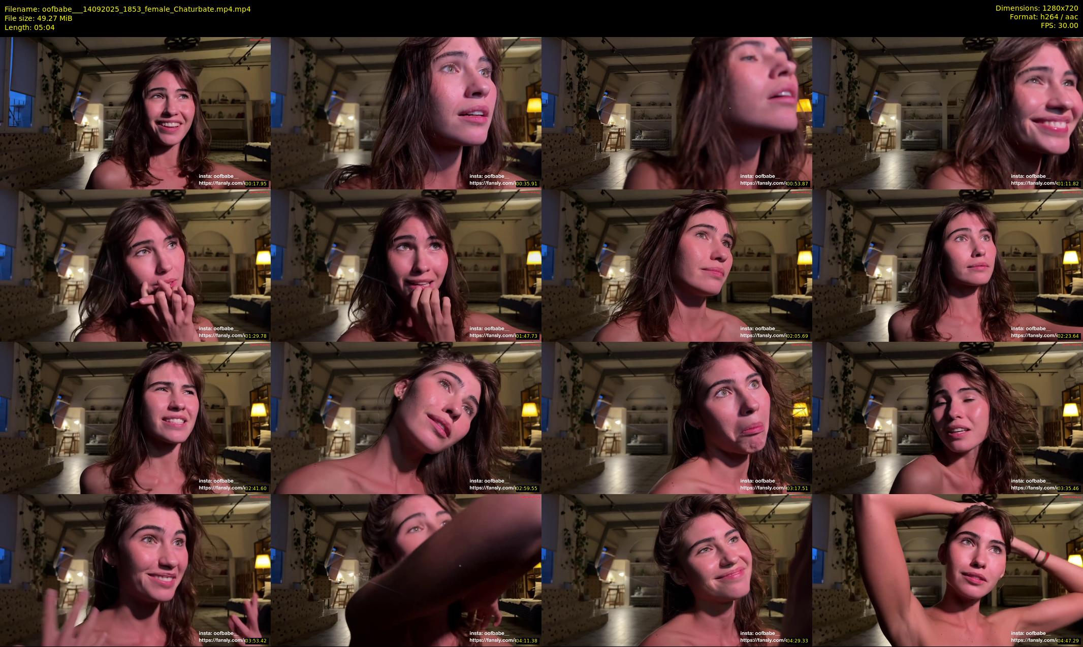 oofbabe__ — 6 minute Chaturbate female cam show recording, 720p, Sep 14, 2025