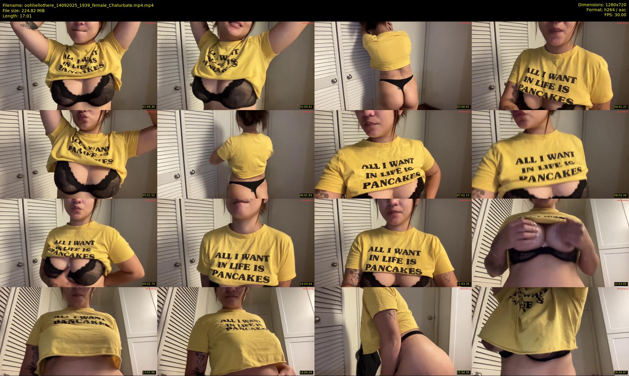 oohhellothere — 18 minute Chaturbate female cam show recording, 720p, Sep 14, 2025