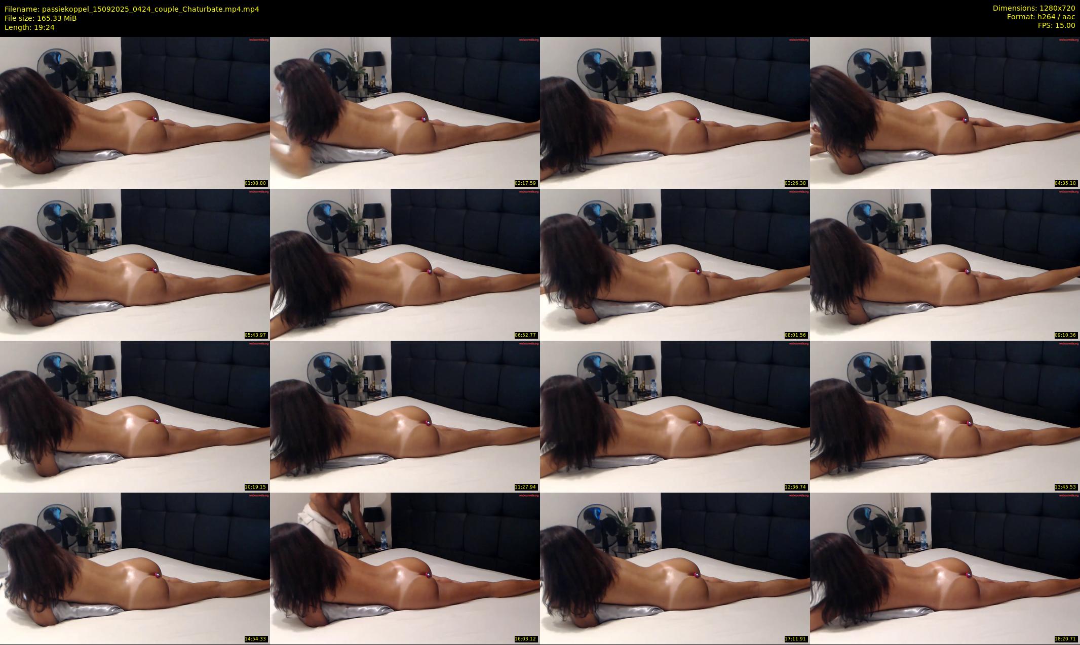 passiekoppel — 20 minute Chaturbate couple cam show recording, 720p, Sep 15, 2025
