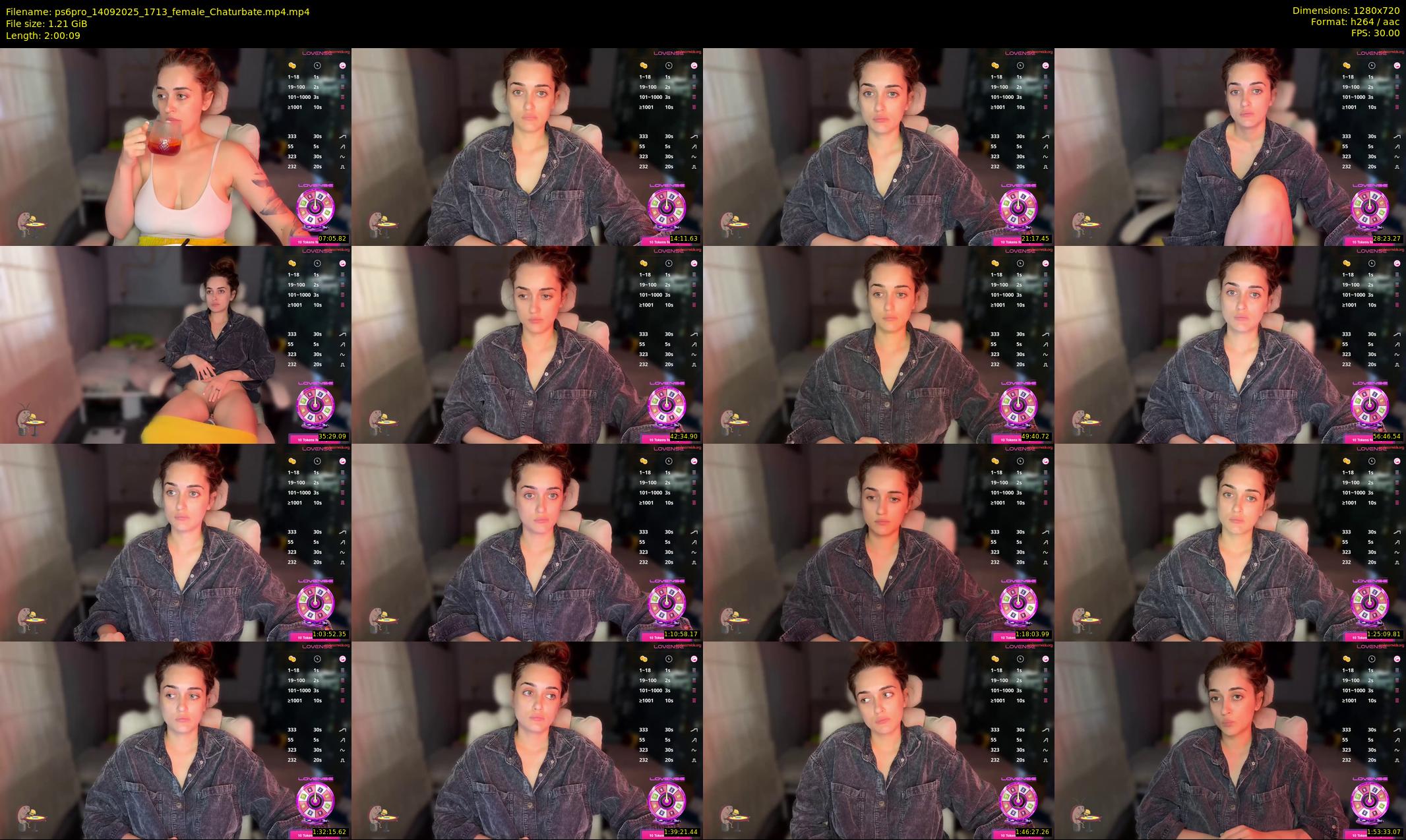 ps6pro — 121 minute Chaturbate female cam show recording, 720p, Sep 14, 2025