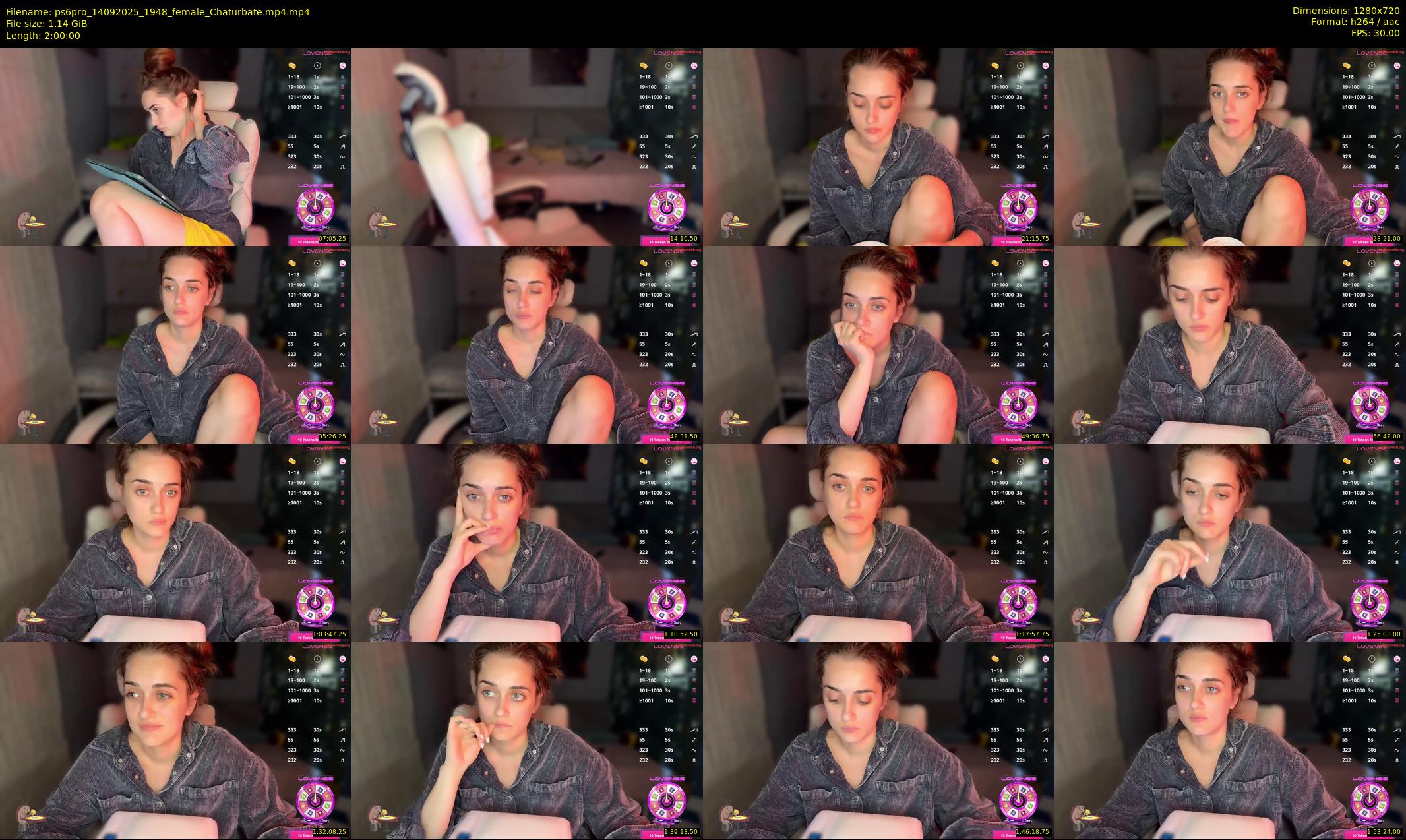 ps6pro — 120 minute Chaturbate female cam show recording, 720p, Sep 14, 2025