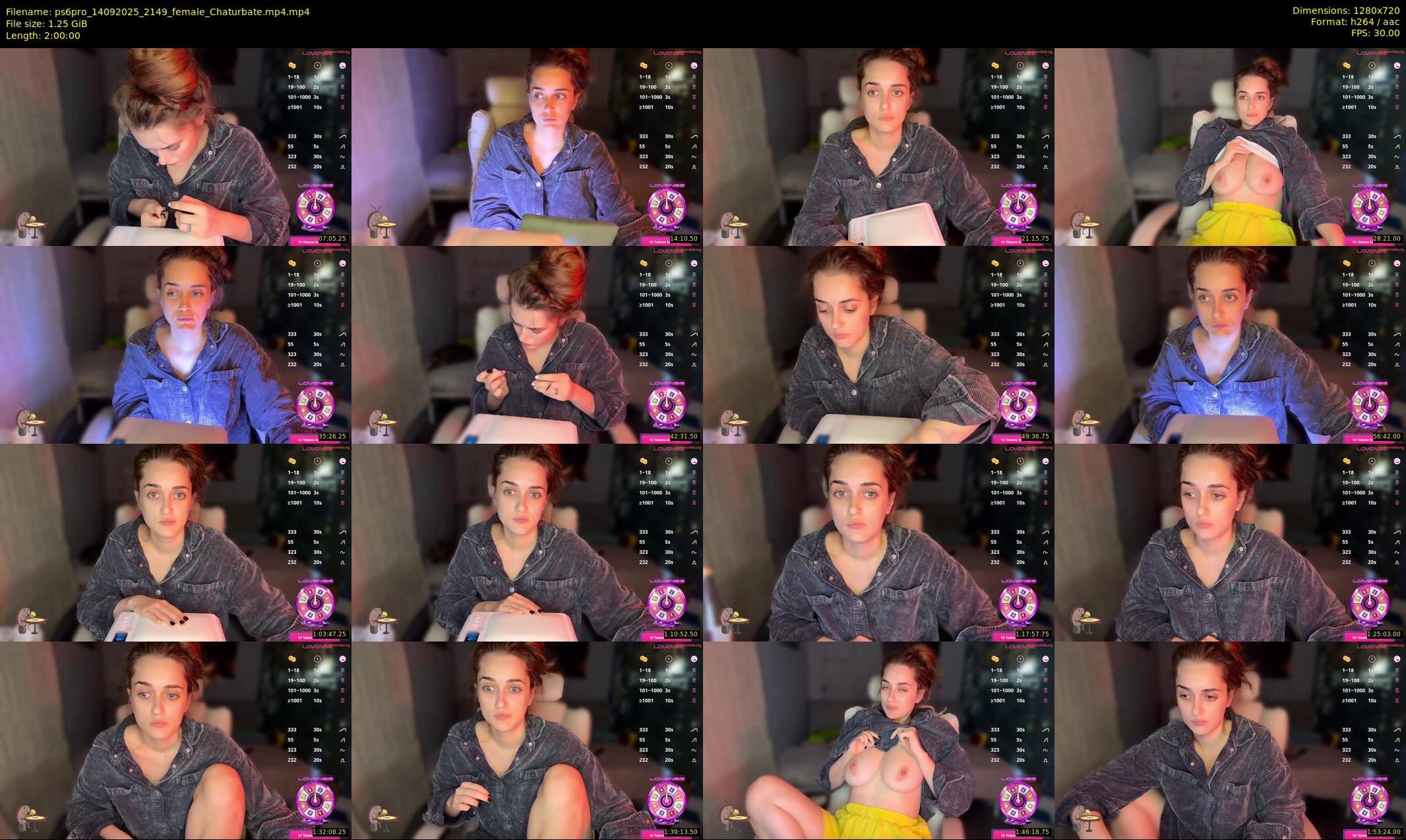 ps6pro — 120 minute Chaturbate female cam show recording, 720p, Sep 14, 2025