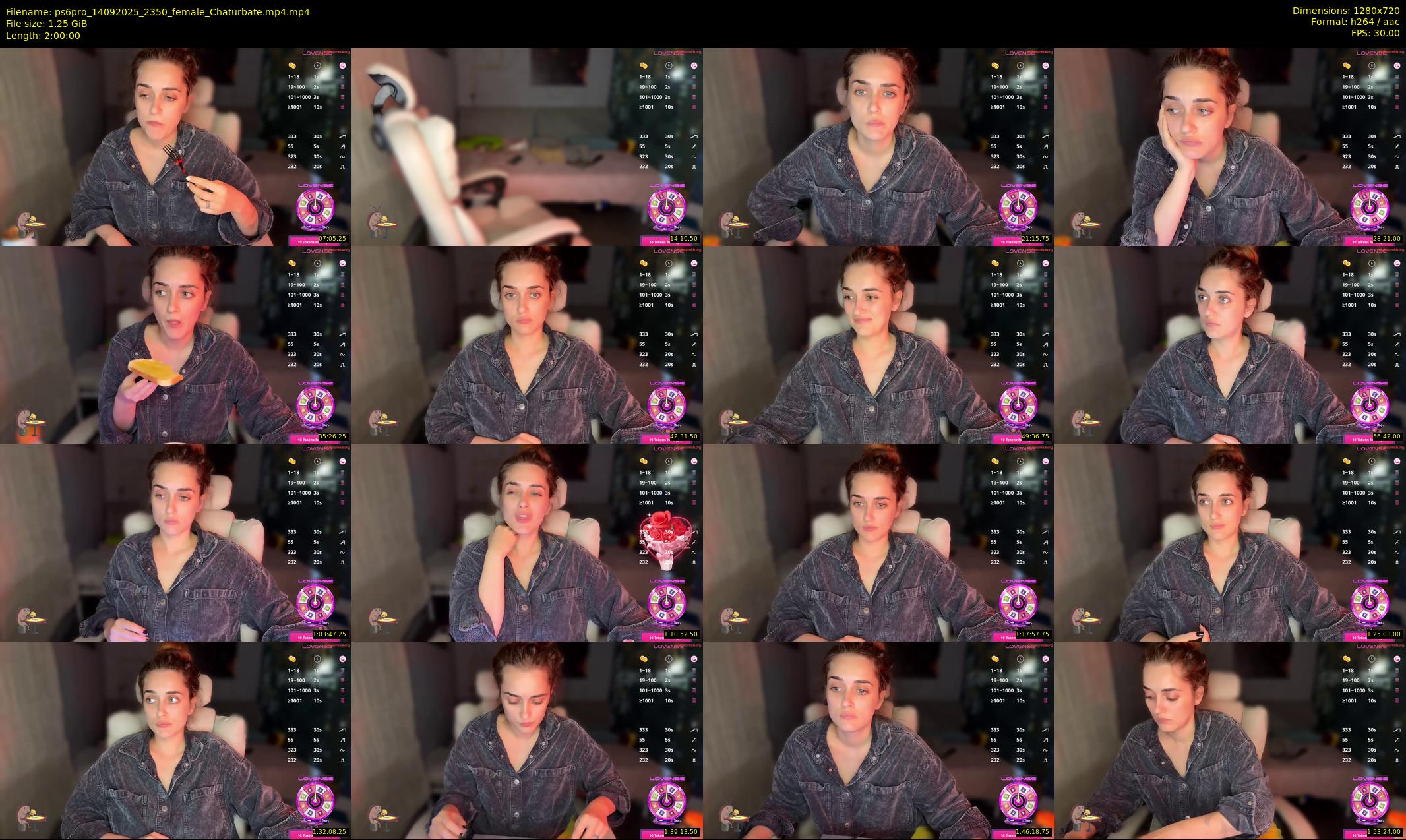 ps6pro — 120 minute Chaturbate female cam show recording, 720p, Sep 14, 2025