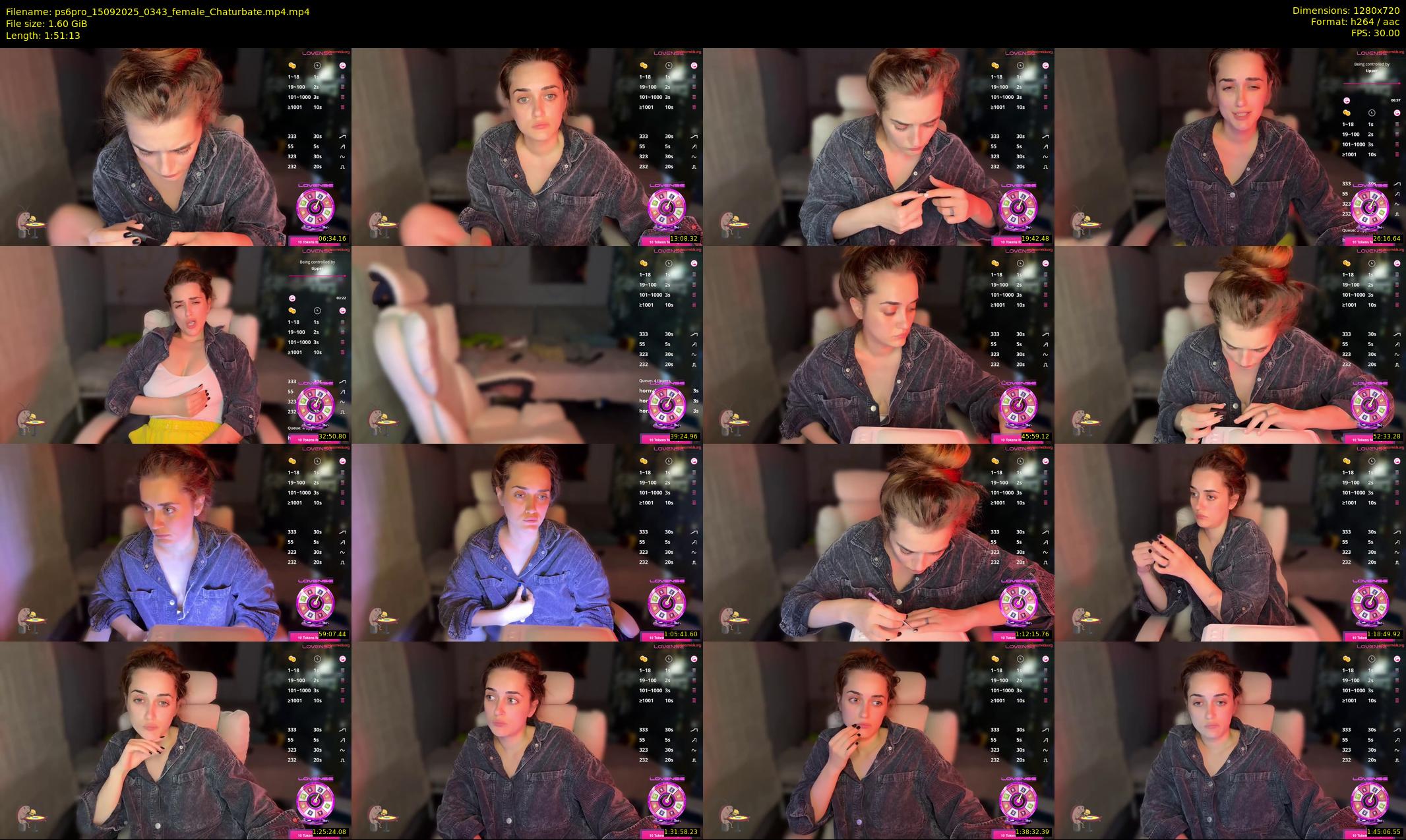 ps6pro — 112 minute Chaturbate female cam show recording, 720p, Sep 15, 2025