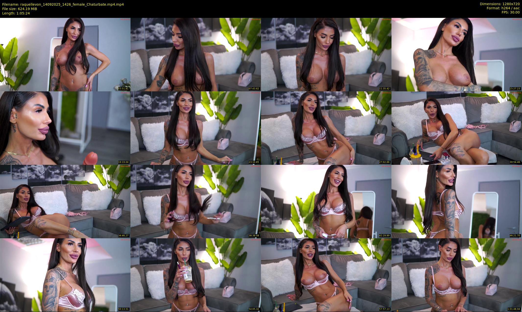 raquellevon — 66 minute Chaturbate female cam show recording, 720p, Sep 14, 2025