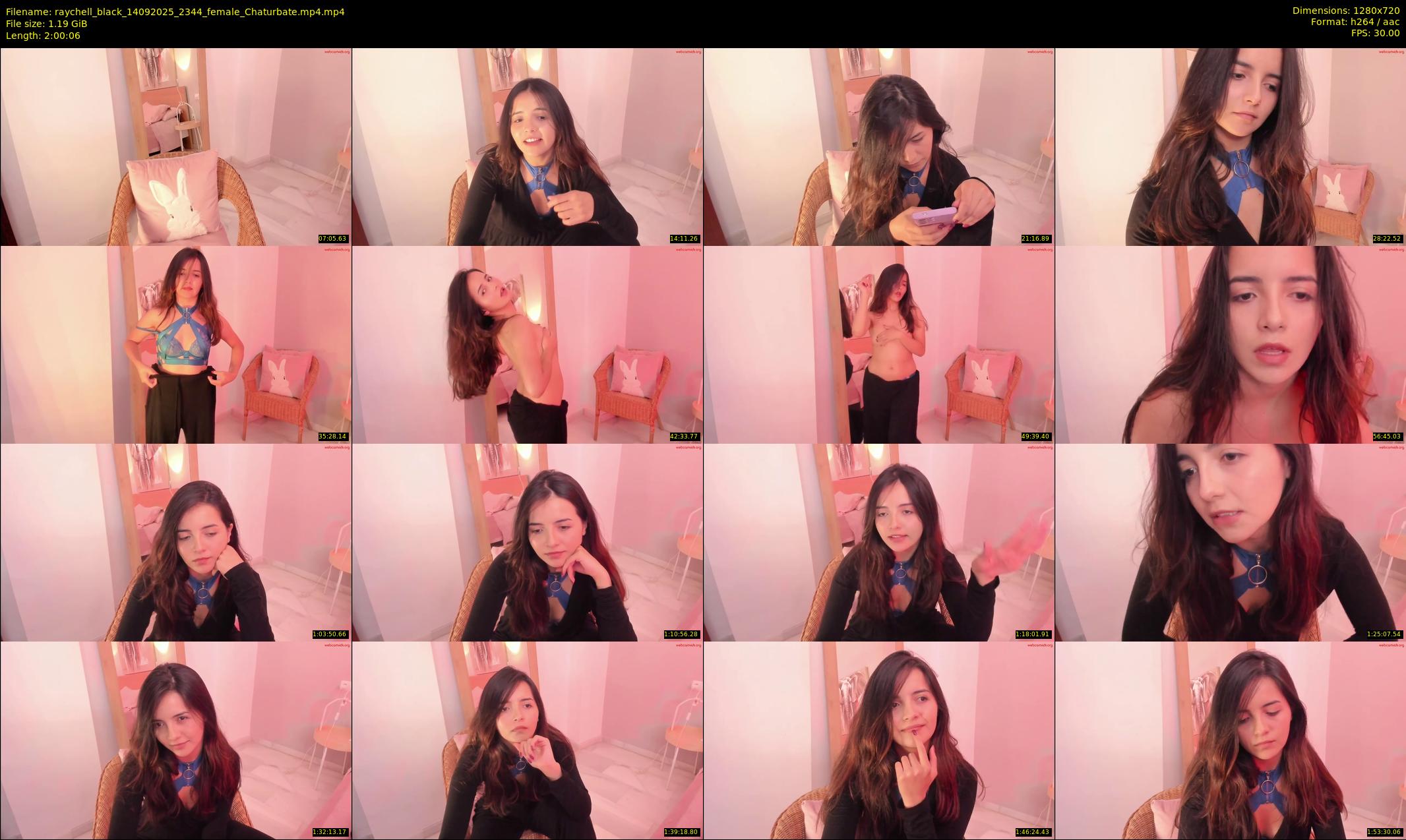 raychell_black — 121 minute Chaturbate female cam show recording, 720p, Sep 14, 2025