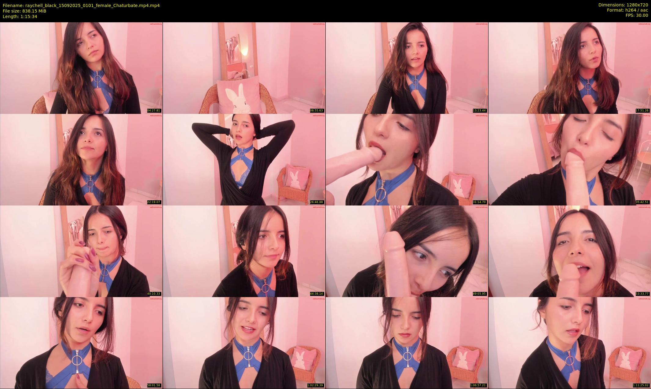 raychell_black — 76 minute Chaturbate female cam show recording, 720p, Sep 15, 2025