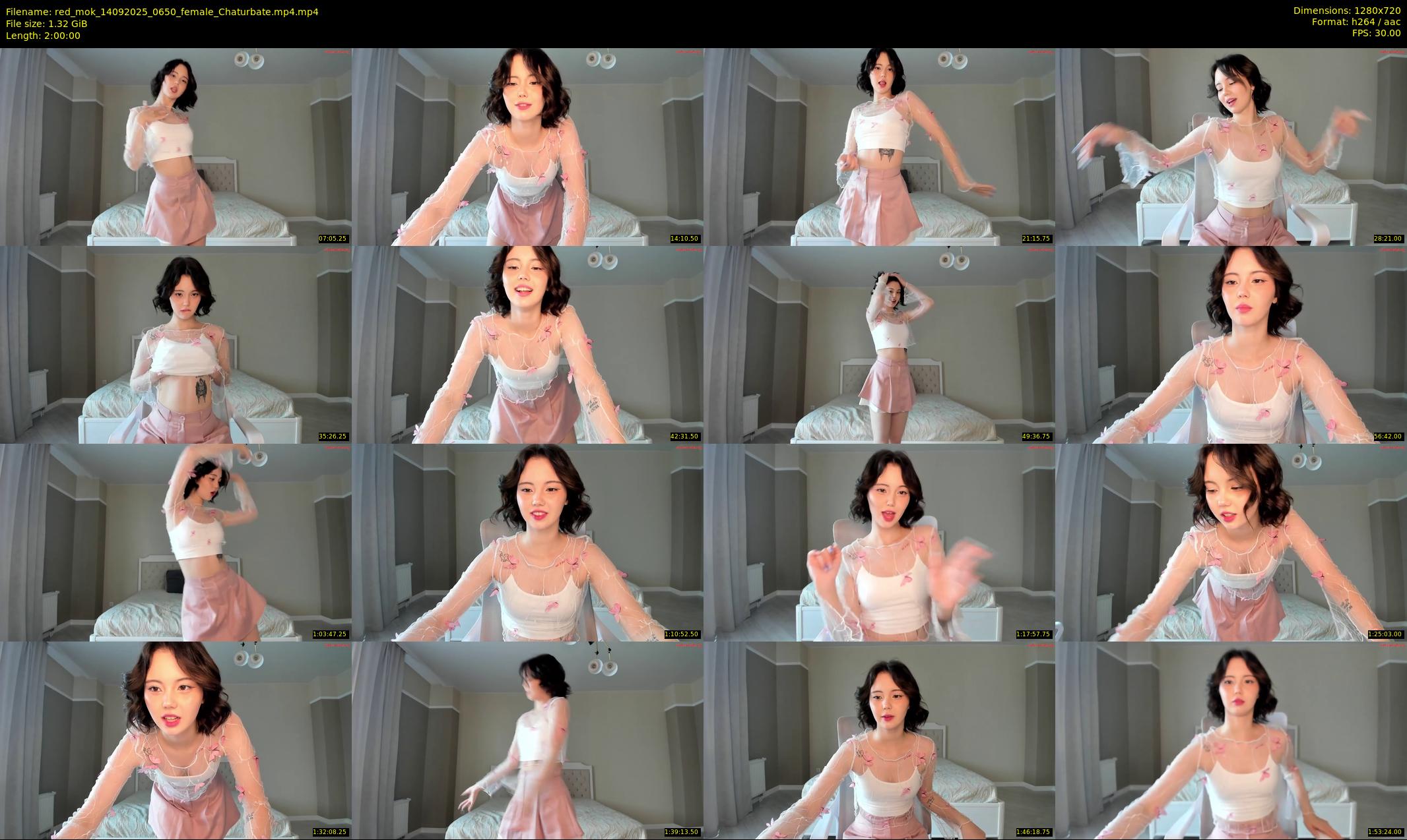 red_mok — 120 minute Chaturbate female cam show recording, 720p, Sep 14, 2025