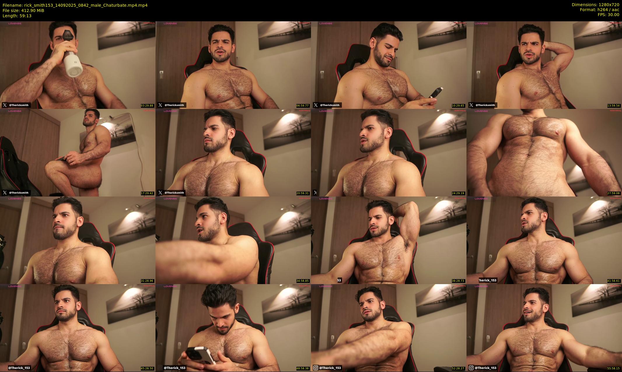 rick_smith153 — 60 minute Chaturbate male cam show recording, 720p, Sep 14, 2025