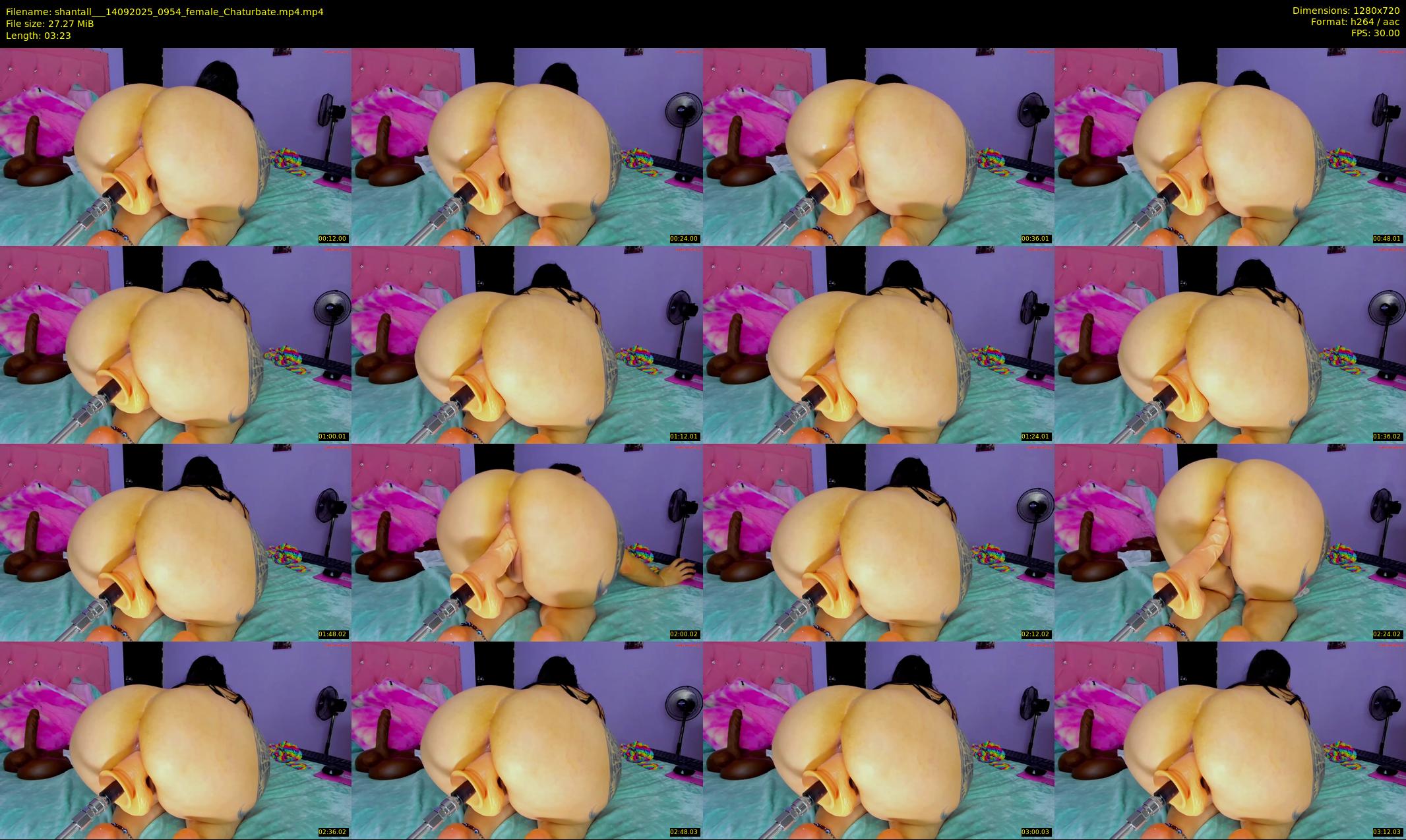 shantall__ — 4 minute Chaturbate female cam show recording, 720p, Sep 14, 2025
